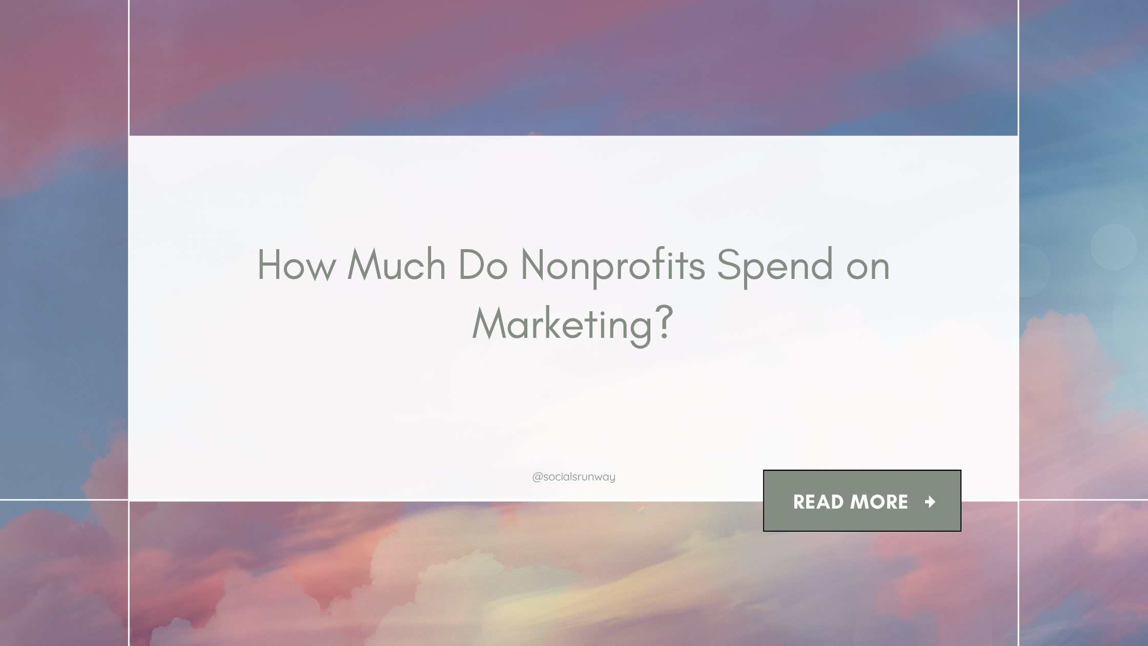 How Much Do Nonprofits Spend on Marketing?