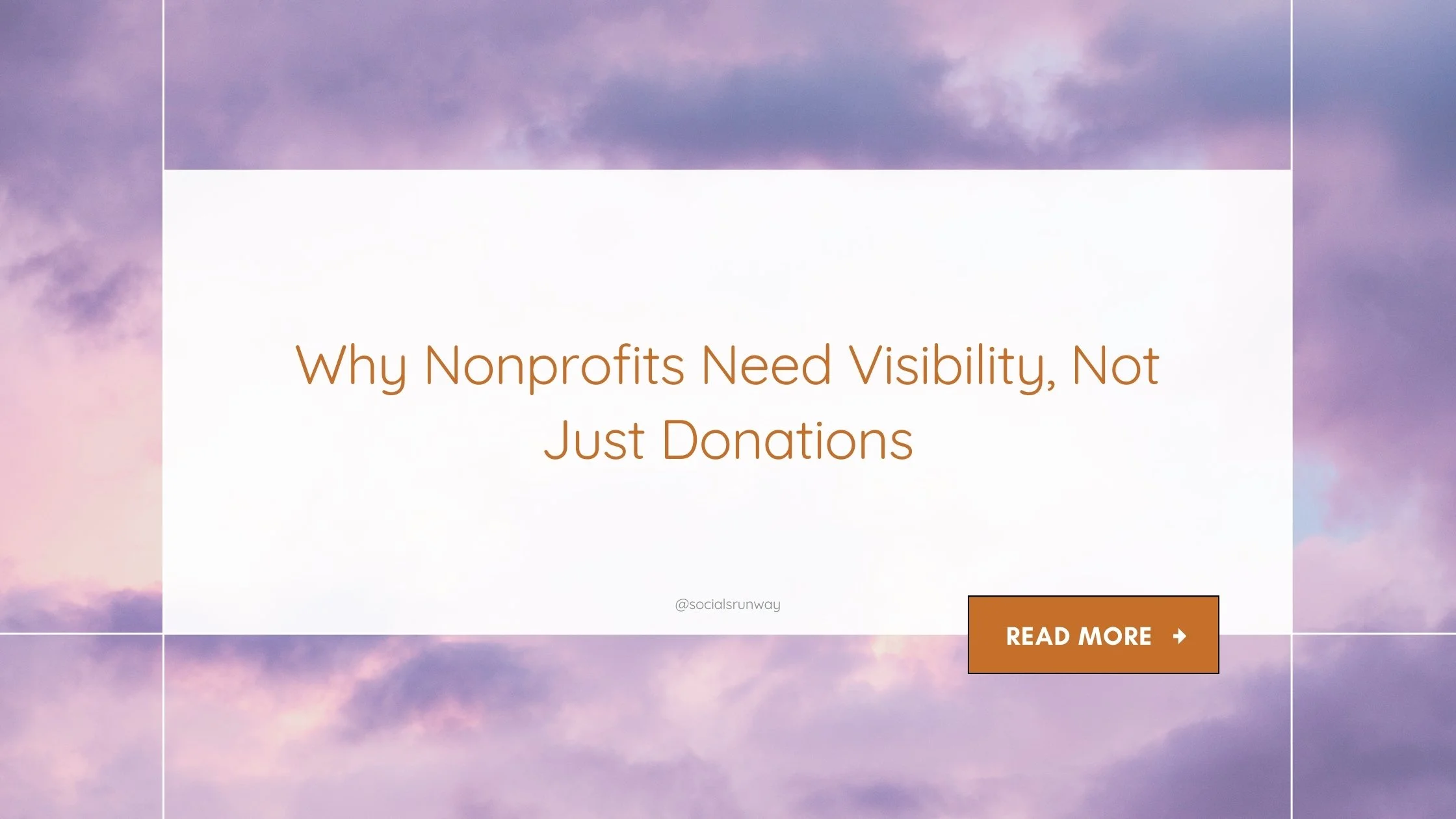 Why Nonprofits Need Visibility, Not Just Donations