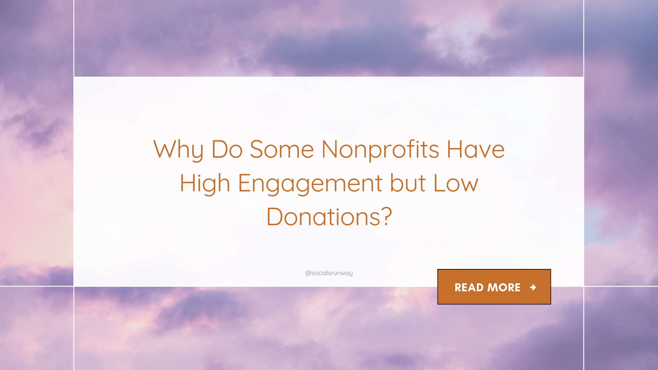 Why Do Some Nonprofits Have High Engagement but Low Donations?