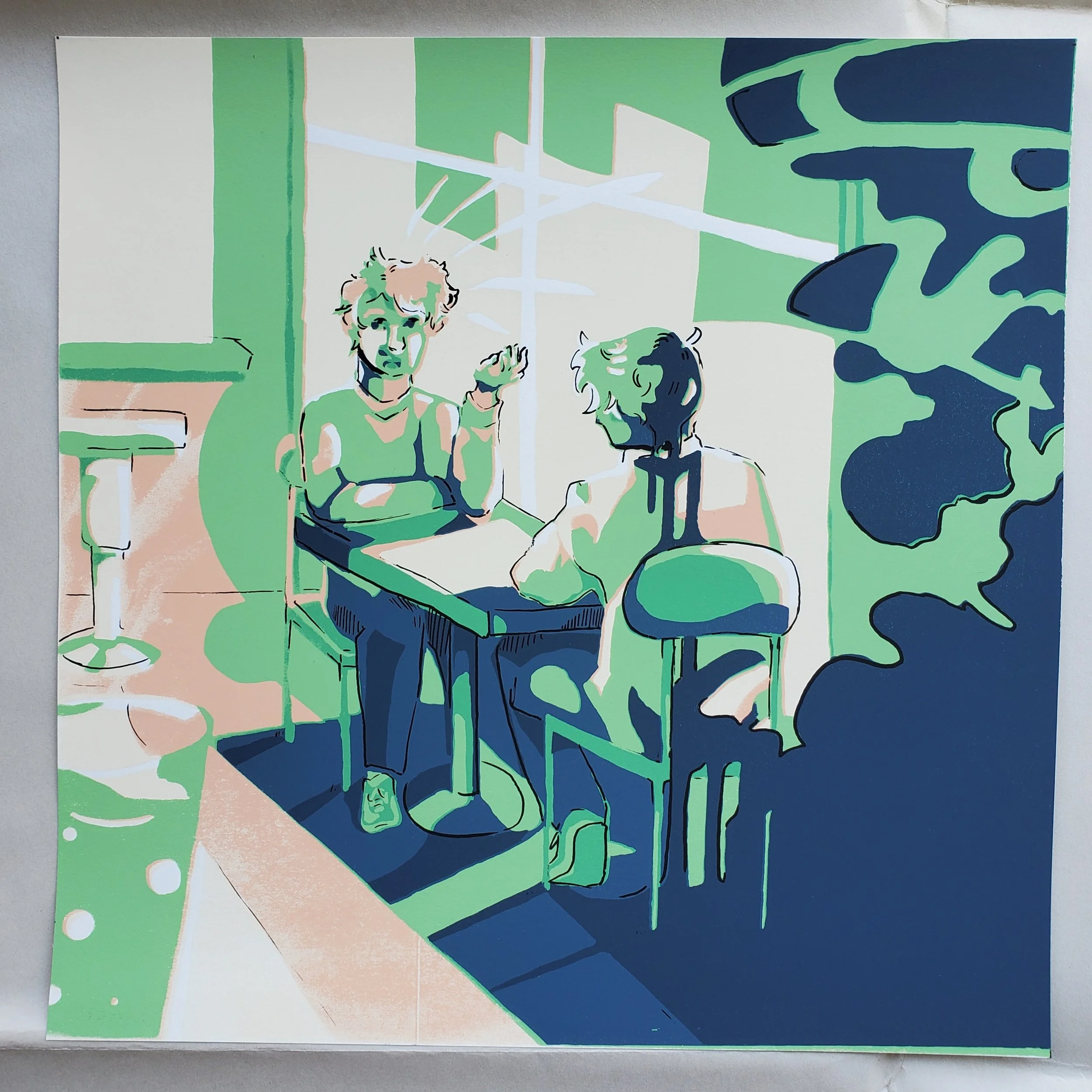 "Company Cafe" Screen Print