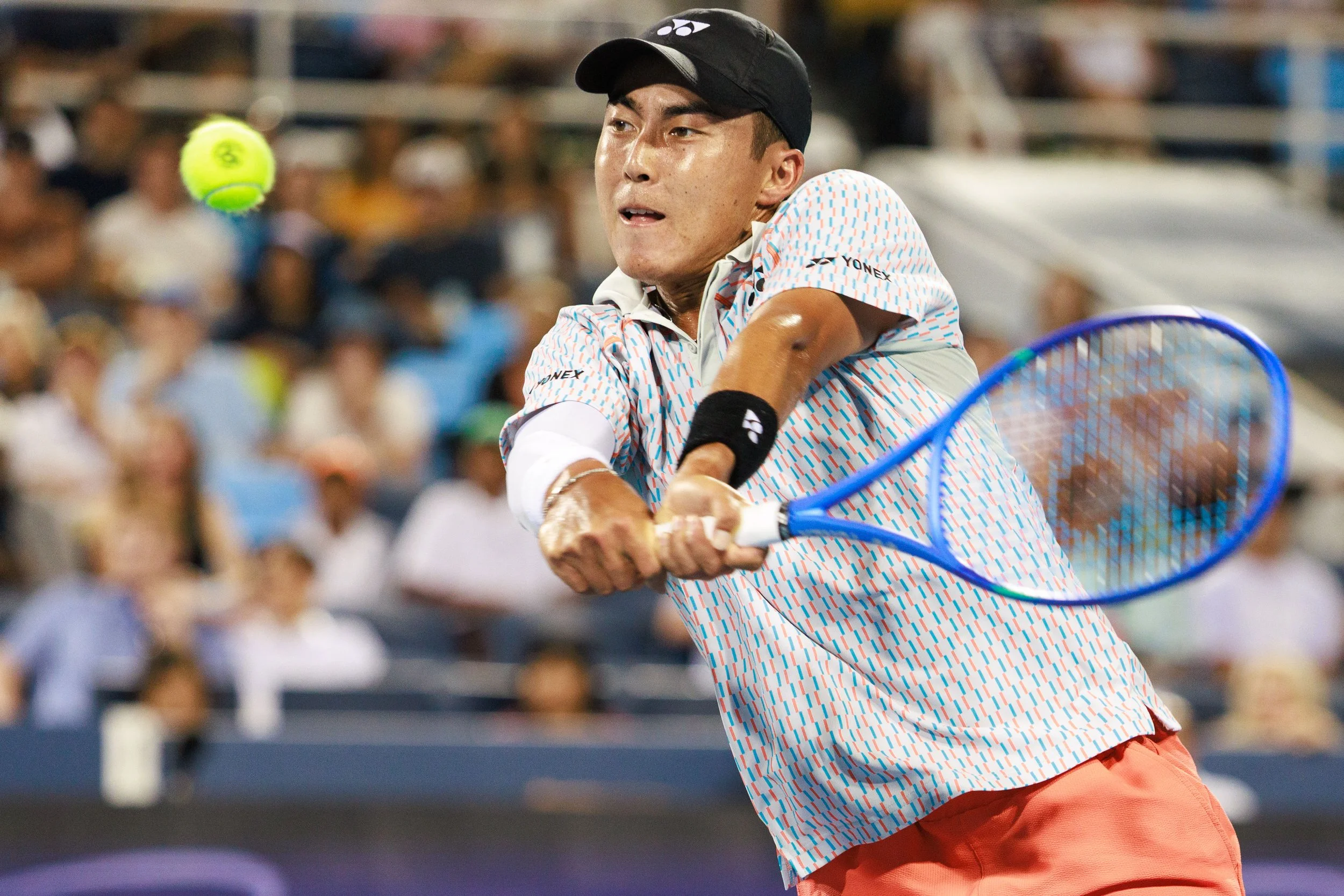 260813 Cincinnati Open Day 1 Rinky Hijikata v. Gael Monfils-17.jpg