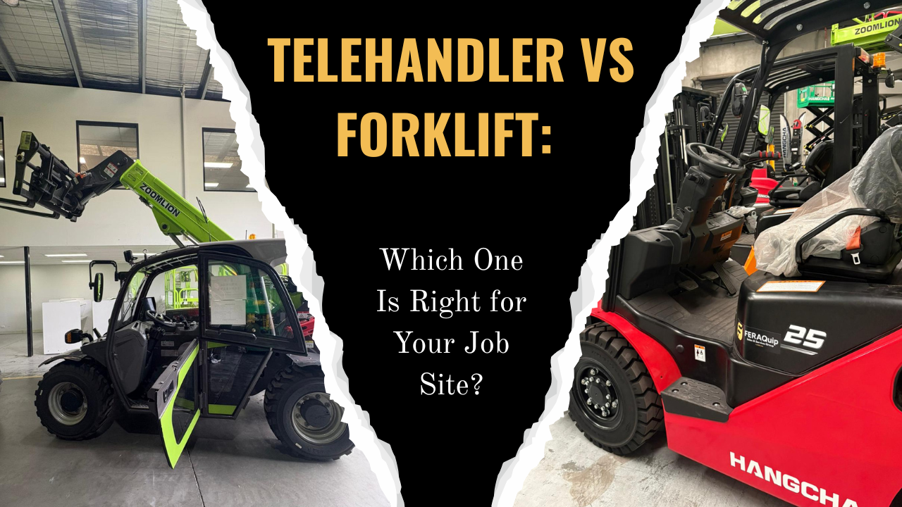 Telehandler vs Forklift: Which One Is Right for Your Job Site?