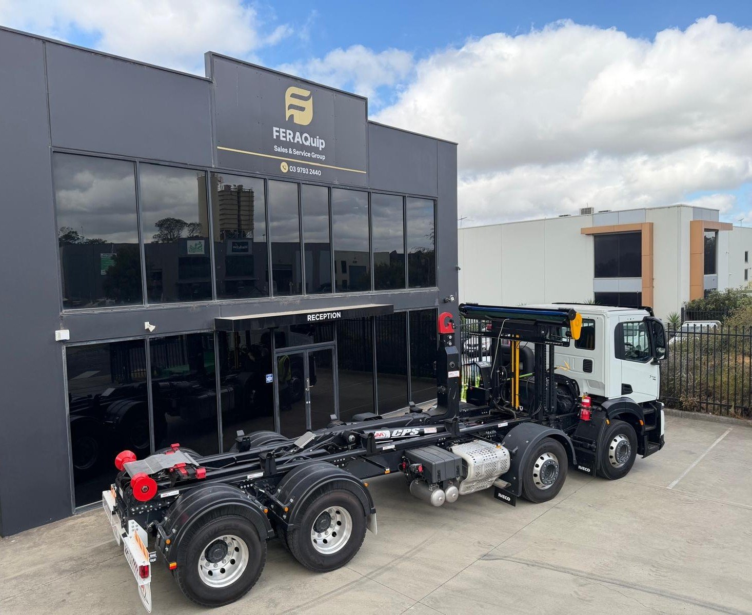 FERAQuip hook lift truck for sale