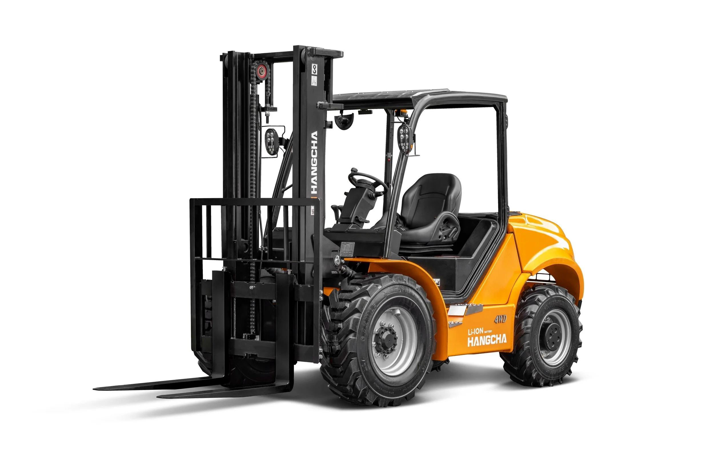 2.5t rough terrain hight voltage electric forklift