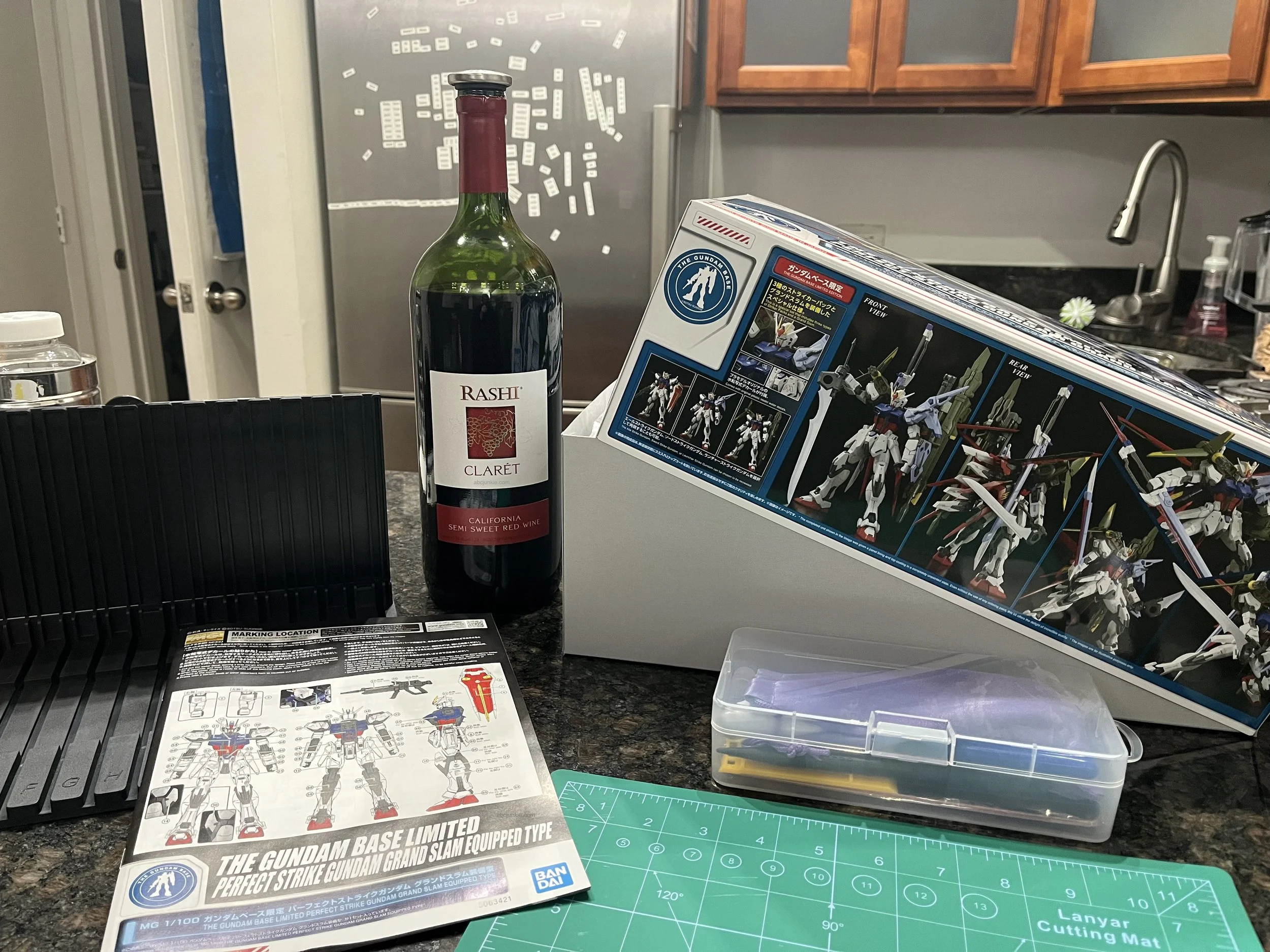 Perfect Strike Gundam pre-build