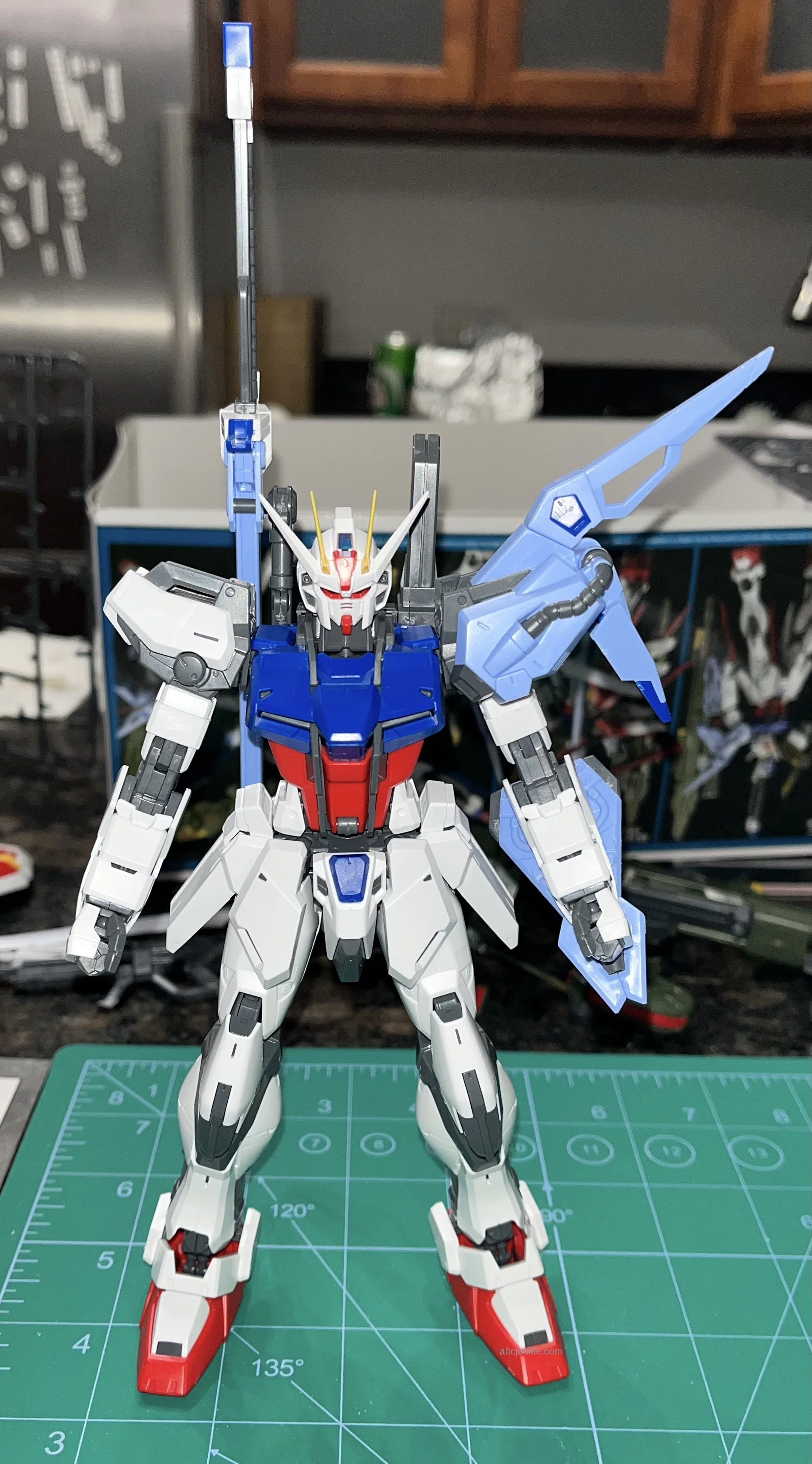 Strike Gundam with Sword Striker Pack equipped