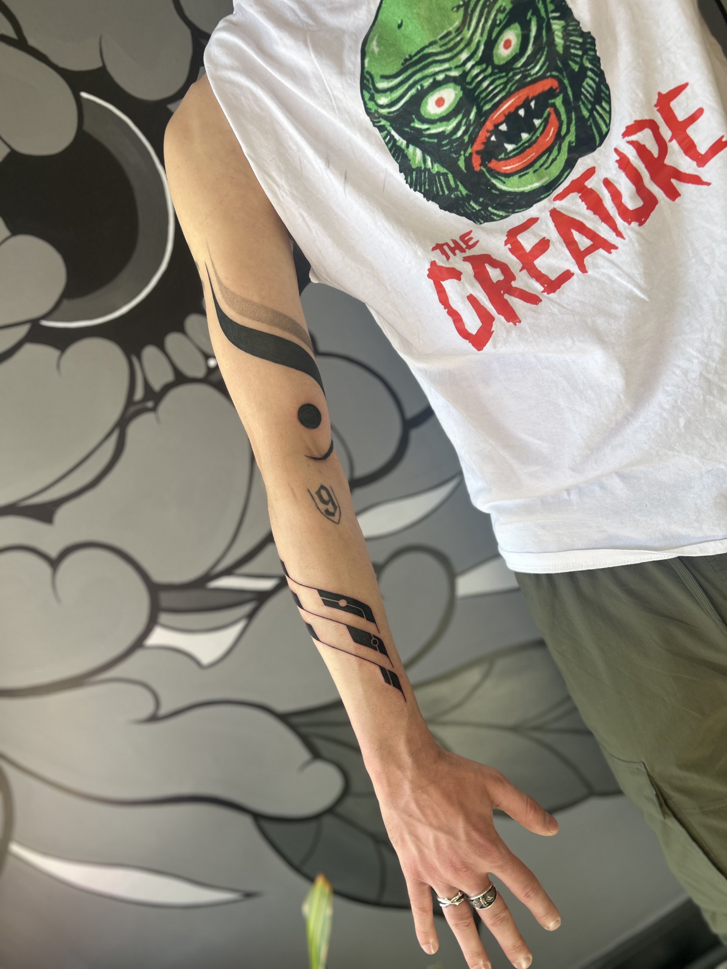 Geometric tattoo