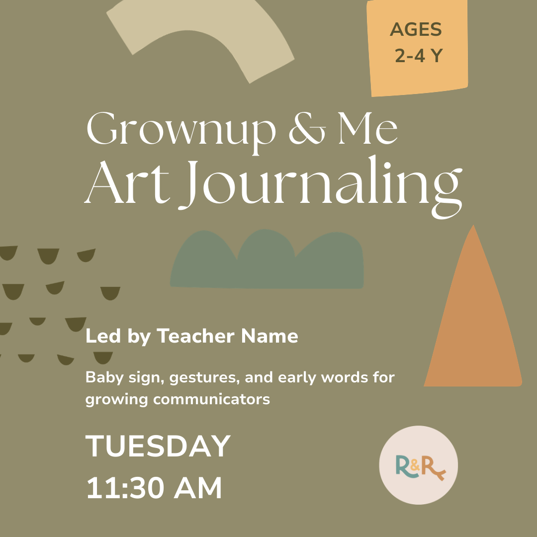 Grownup &amp; Me Art Journaling 