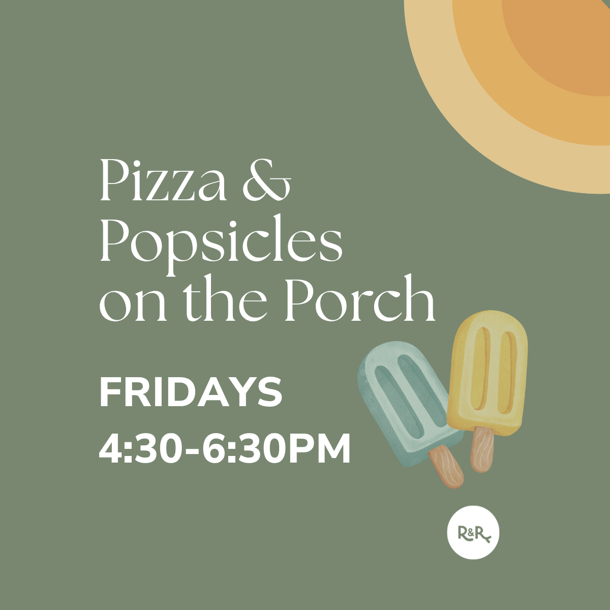 Pizza and Popsicles on the Porch Playdate