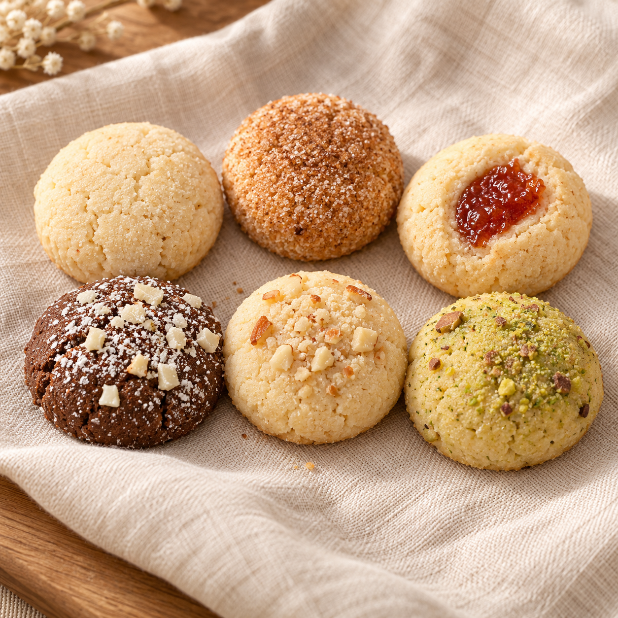 Paquete de 6 Polvorones (6 unidades)