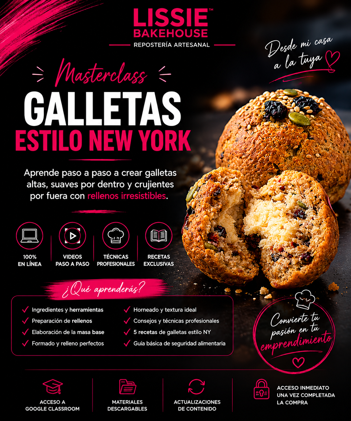 Masterclass Galletas Estilo NY Style