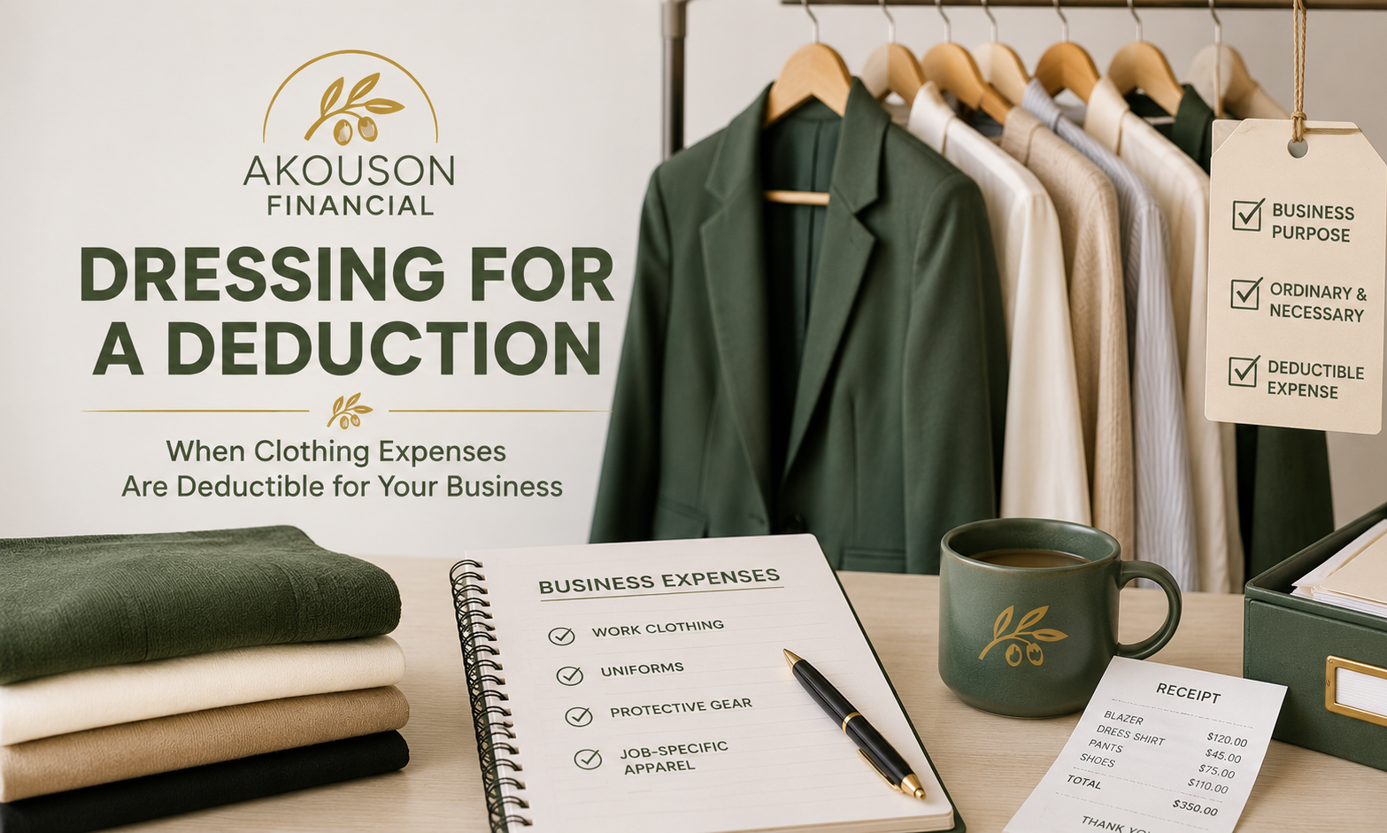 Dressing for a Deduction: When Clothing Expenses Are Deductible for Your Business