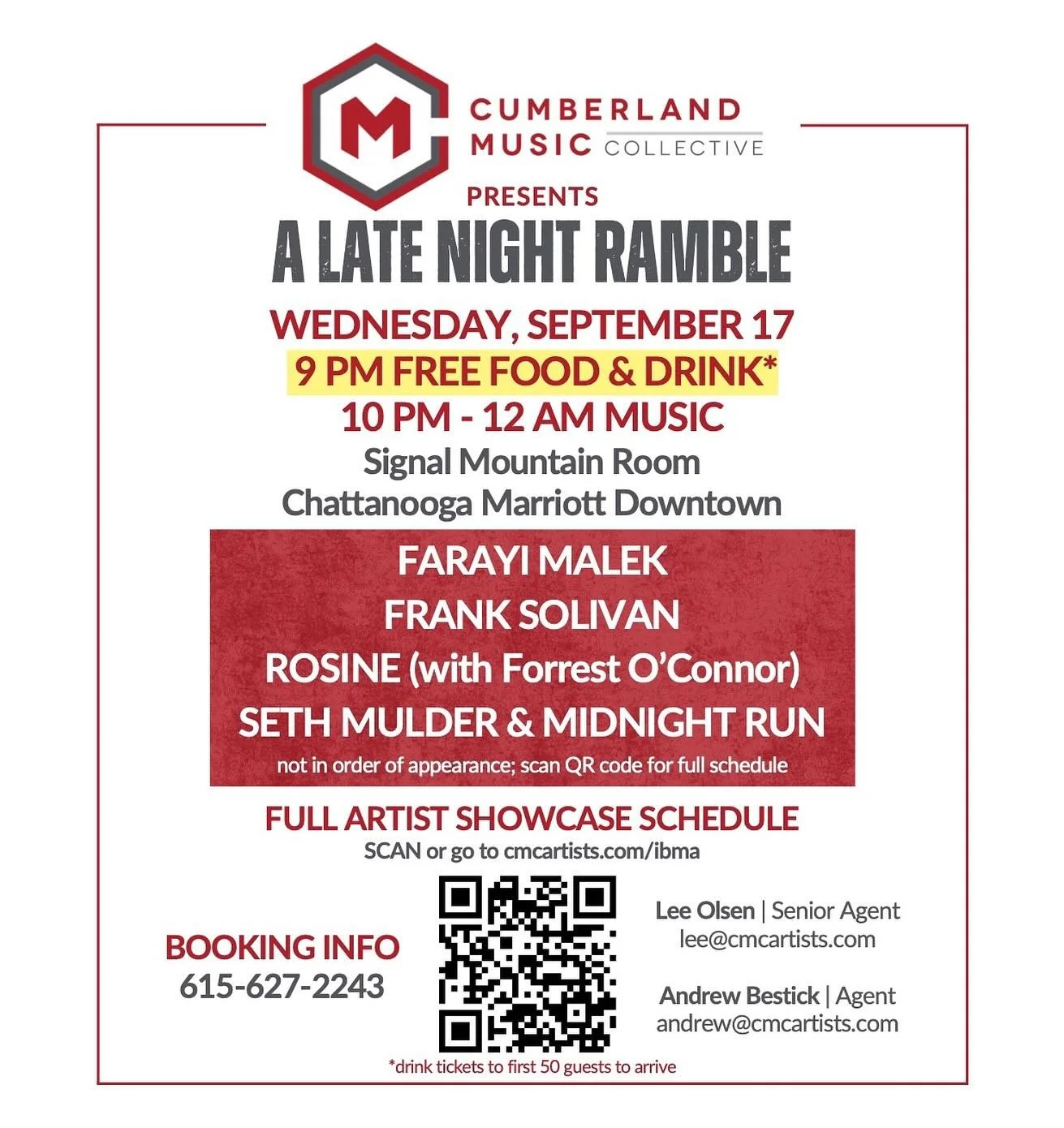 Headed to @intlbluegrass this week? We will be playing a showcase through @cmcartists this Wednesday Sept. 17th at 11:30 pm! Come on by :)