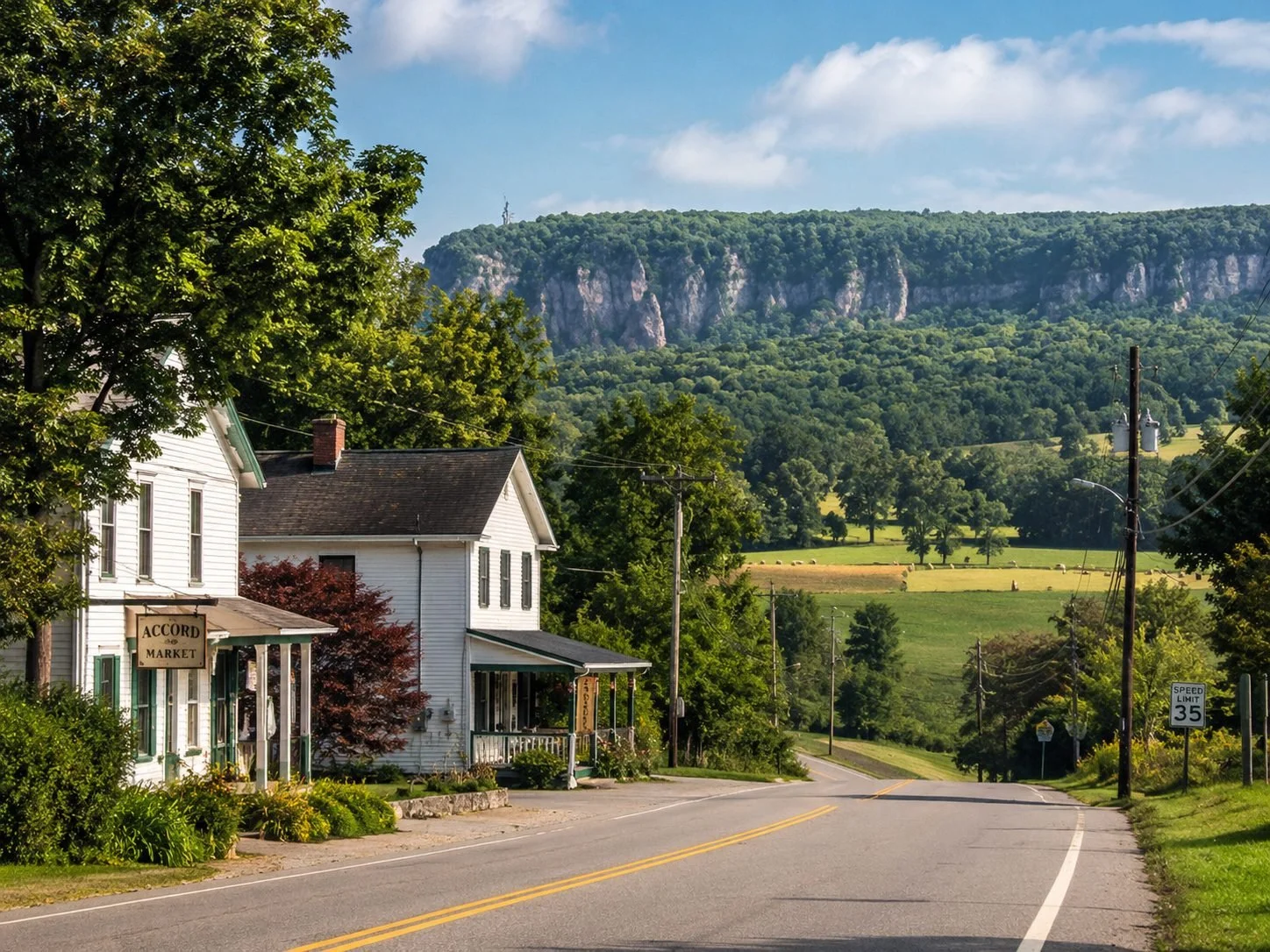 Accord NY rural hamlet Shawangunk Ridge