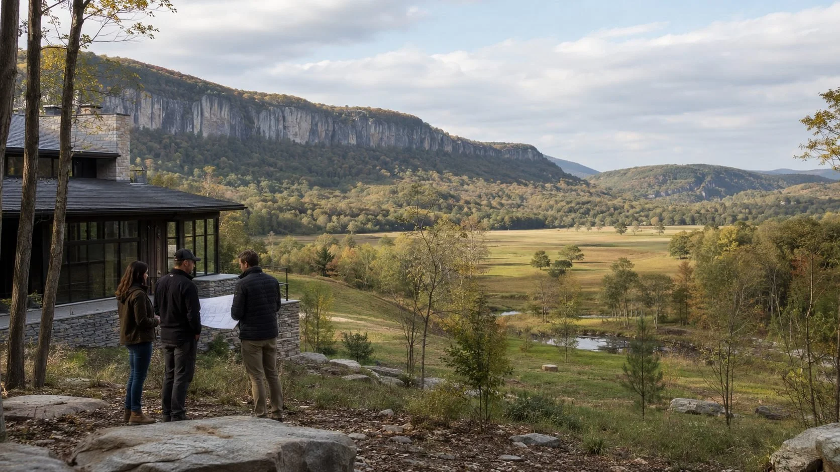 New Paltz NY terrain site planning custom homes