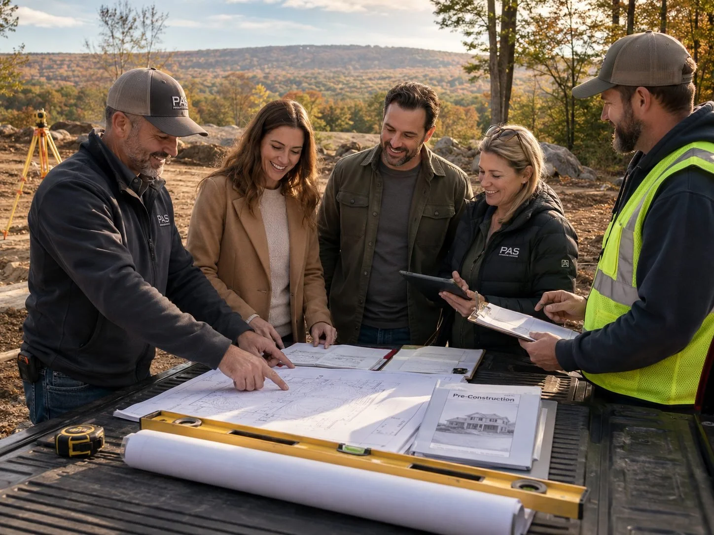 Design-build pre-construction site review