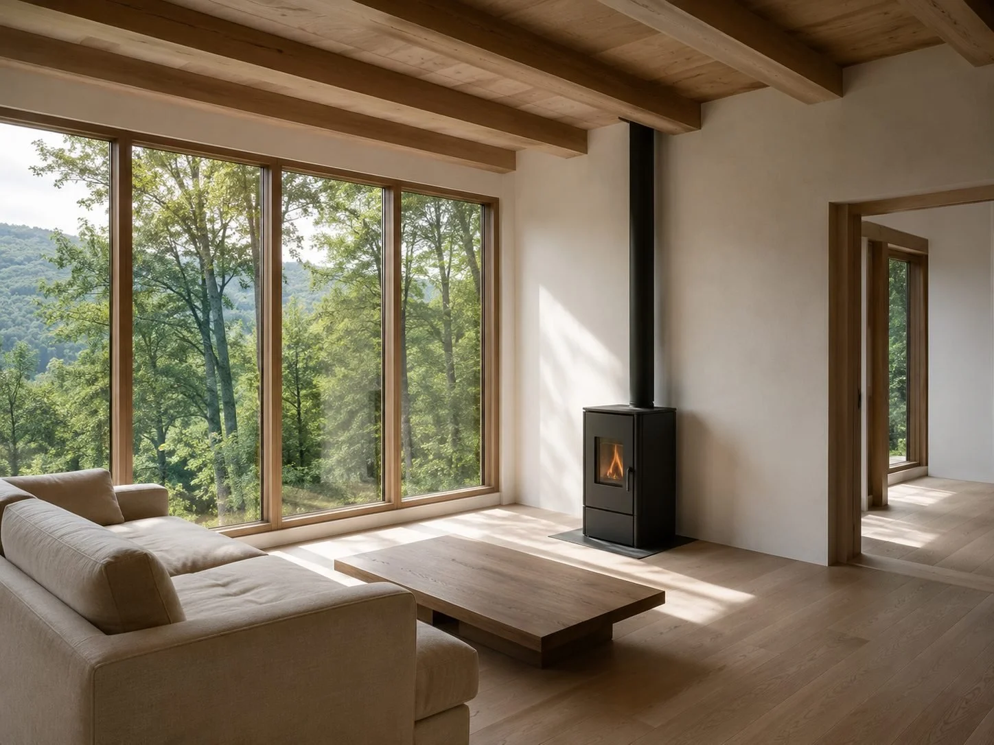 Modern Hudson Valley living room