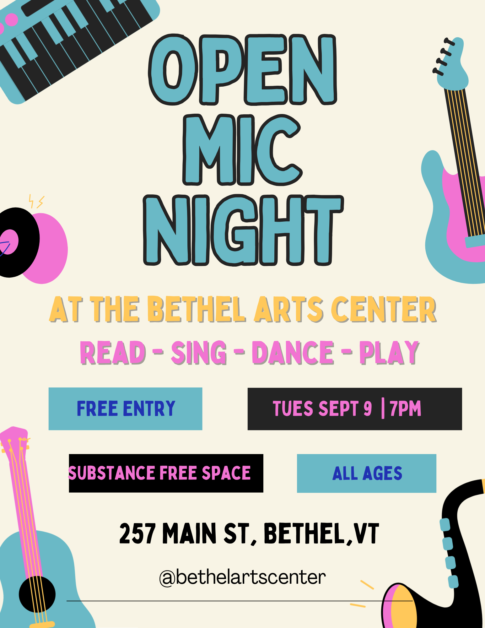 Open Mic Night!