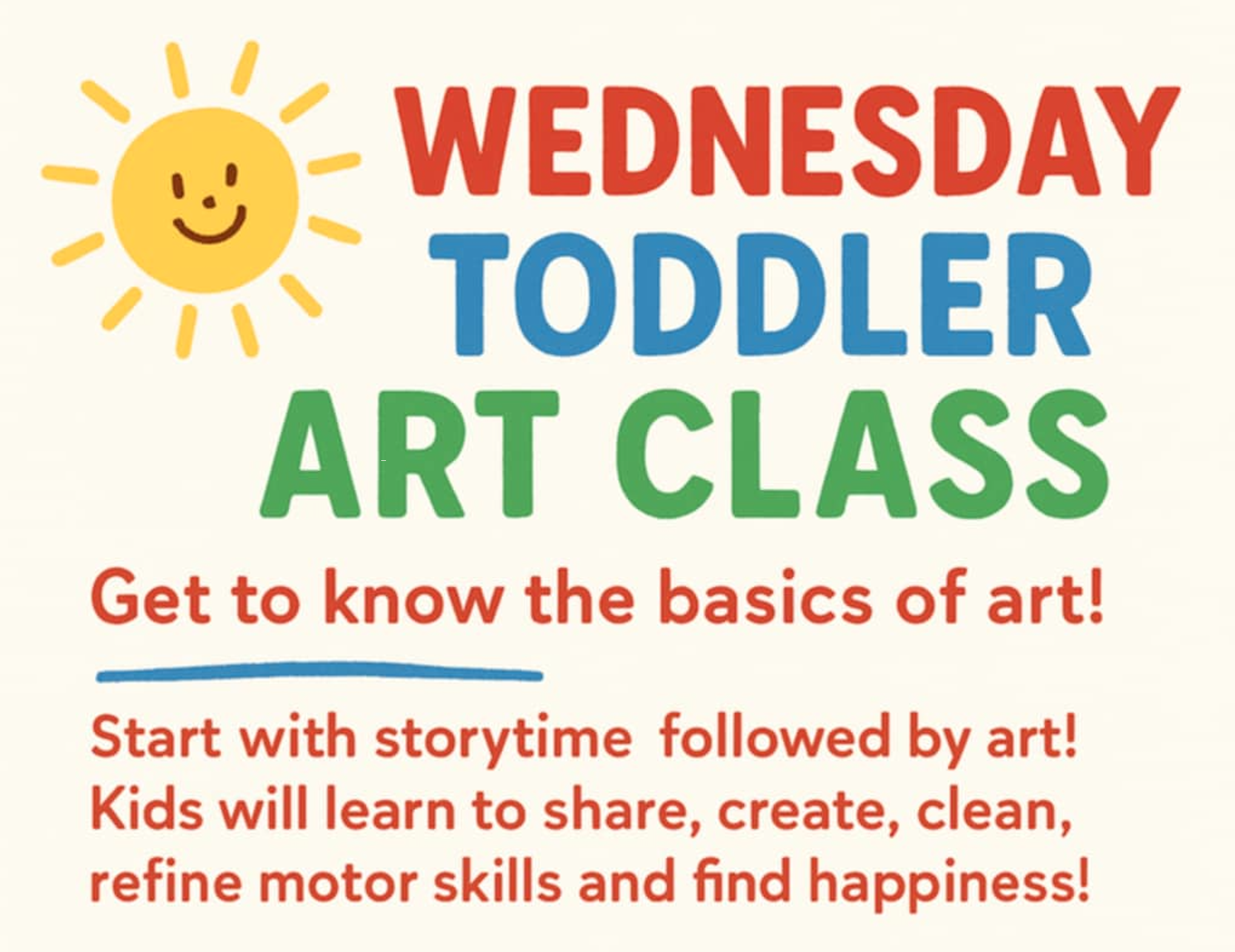 Toddler Art Class 