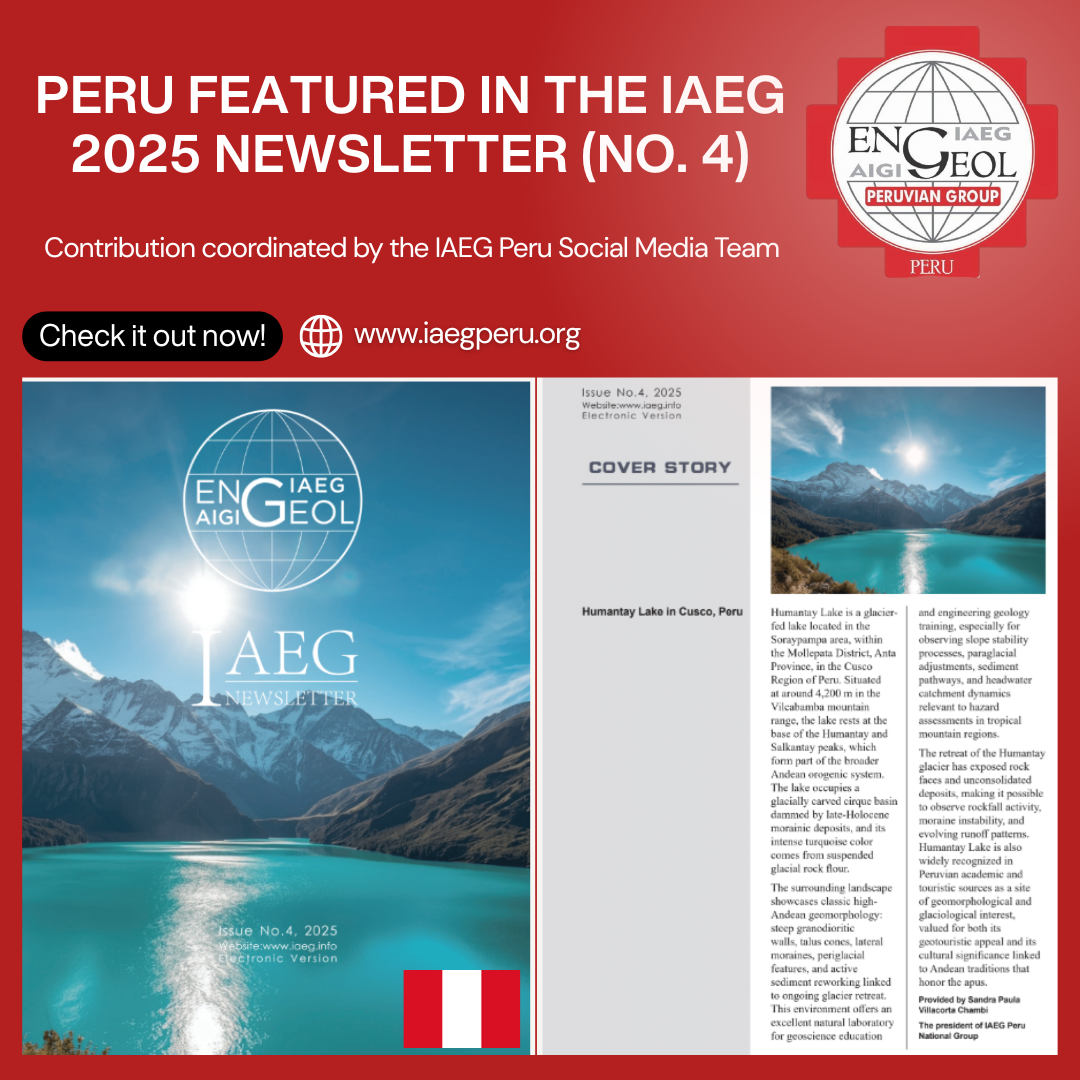 Peru featured in the last 2025 edition of the IAEG Newsletter