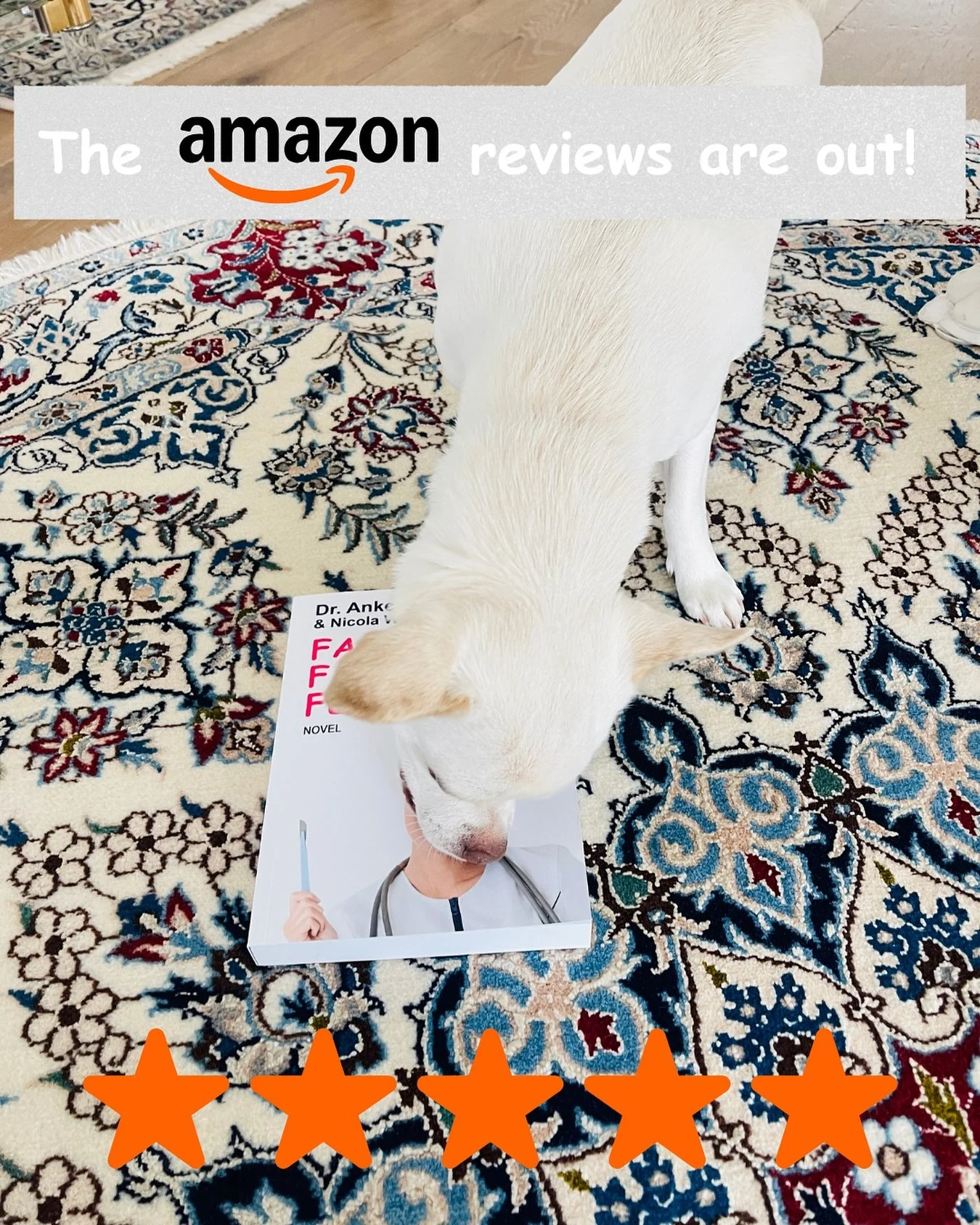 Puppy approved! 🙌🐶
Join the fun and grab a copy today ! (link in bio) 📕 
&bull;
&bull;
&bull;
&bull;
&bull;
#FaceliftsFatFettuccine #Bookstagram #WomenWhoRead #BookishHumor #FictionWithFlavor #WeekendReads #ReadersOfInstagram #ChicLit #BookLaunch 