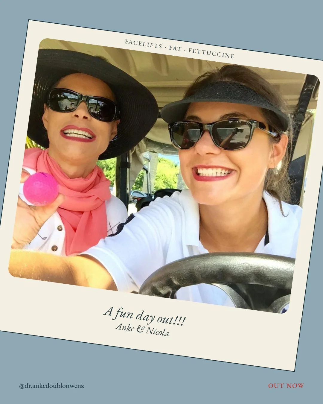 A proper girls' day out with my daughter @nicocowenz. ☀️

I spent my career in aesthetic medicine, she's a journalist, and somewhere in between we wrote a very silly, very funny novel together. Today we're off the clock (mostly). 💅

Out now, link in