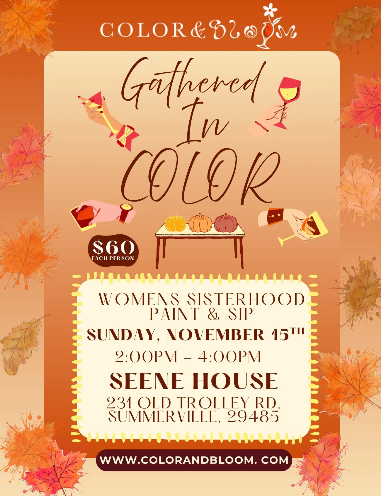 Gathered in Color | Sisterhood Paint & Sip