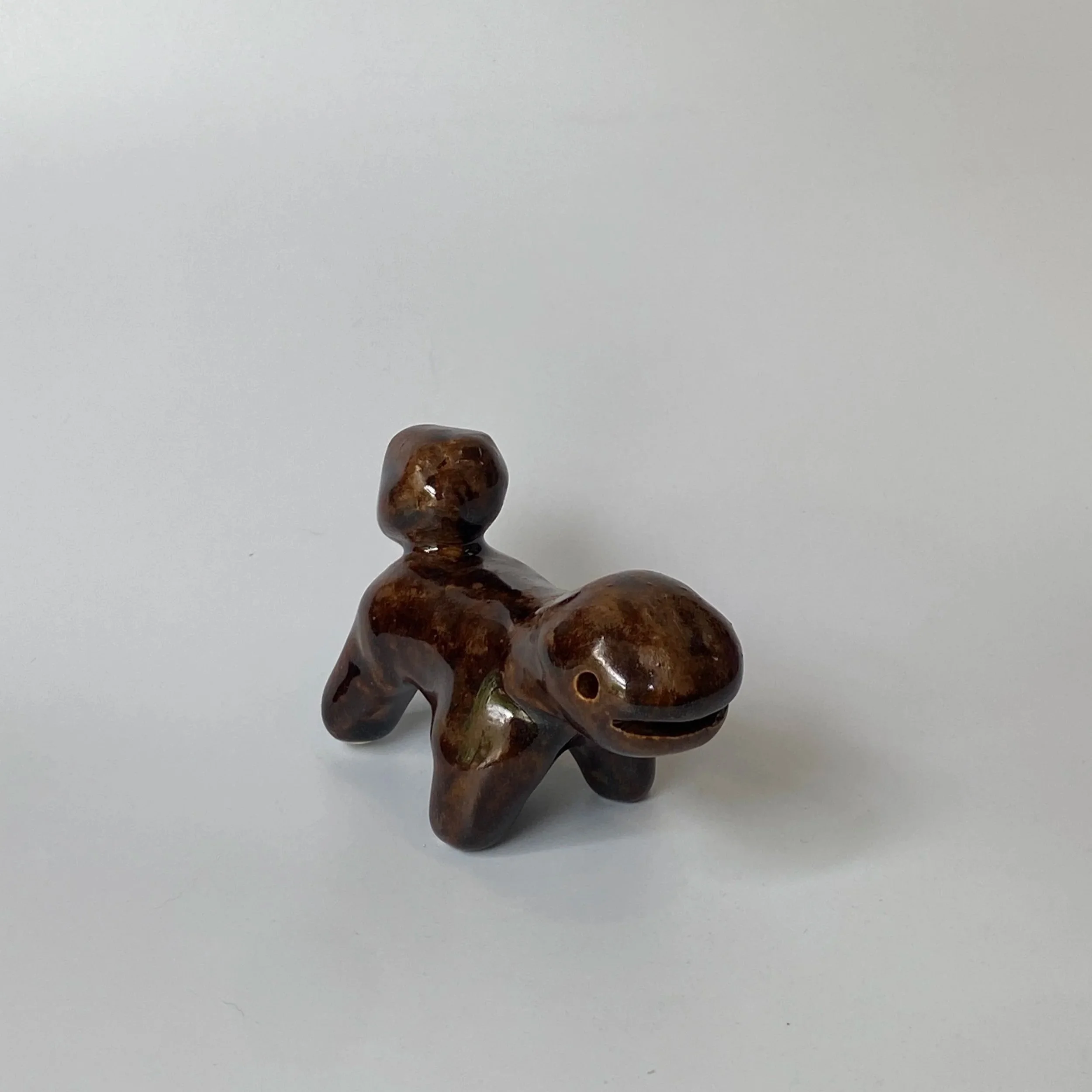 Bronze Chimera Creature. 2026.
Glazed Ceramic.
H 6.5cm W 10cm