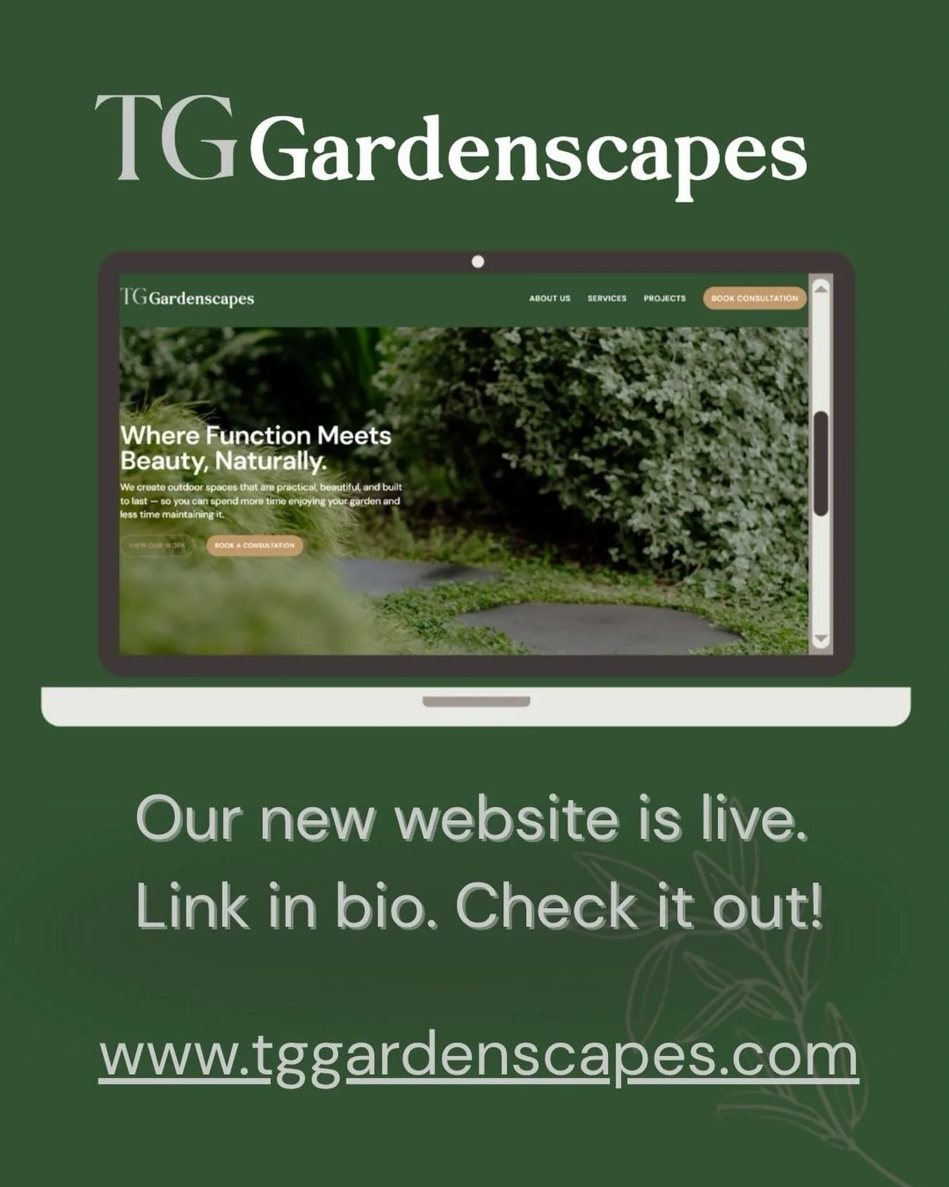 It&rsquo;s long overdue, but I finally have a website. 
I&rsquo;m really proud to be able to showcase our work and provide an easy way to get in touch to book a consultation for your next project.
Check it out! 

Thanks so much to Lara at @shipleestu