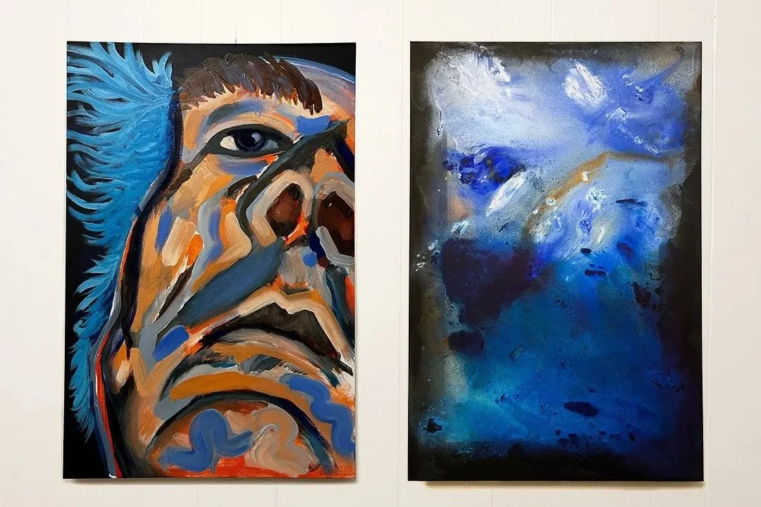Doom 1 & 2, Acrylic on Canvas, Medium 