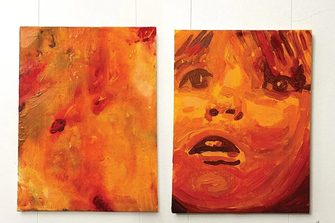 Awe 1  & 2, Acrylic on canvas, Small