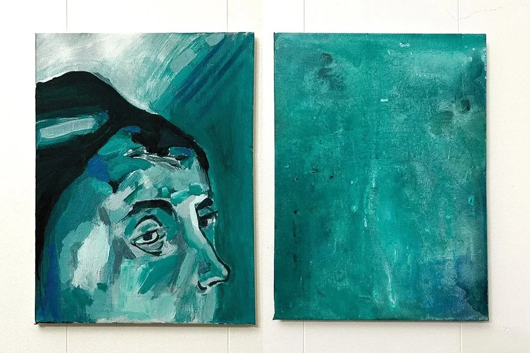 White 1 & 2, Acrylic on canvas, Small