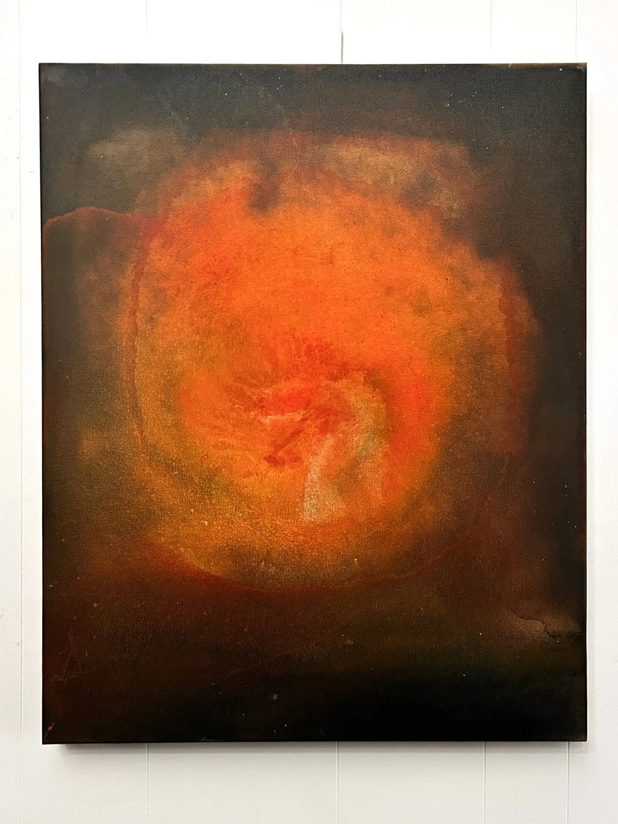 Fire 2, Acrylic and Spray on canvas, Medium