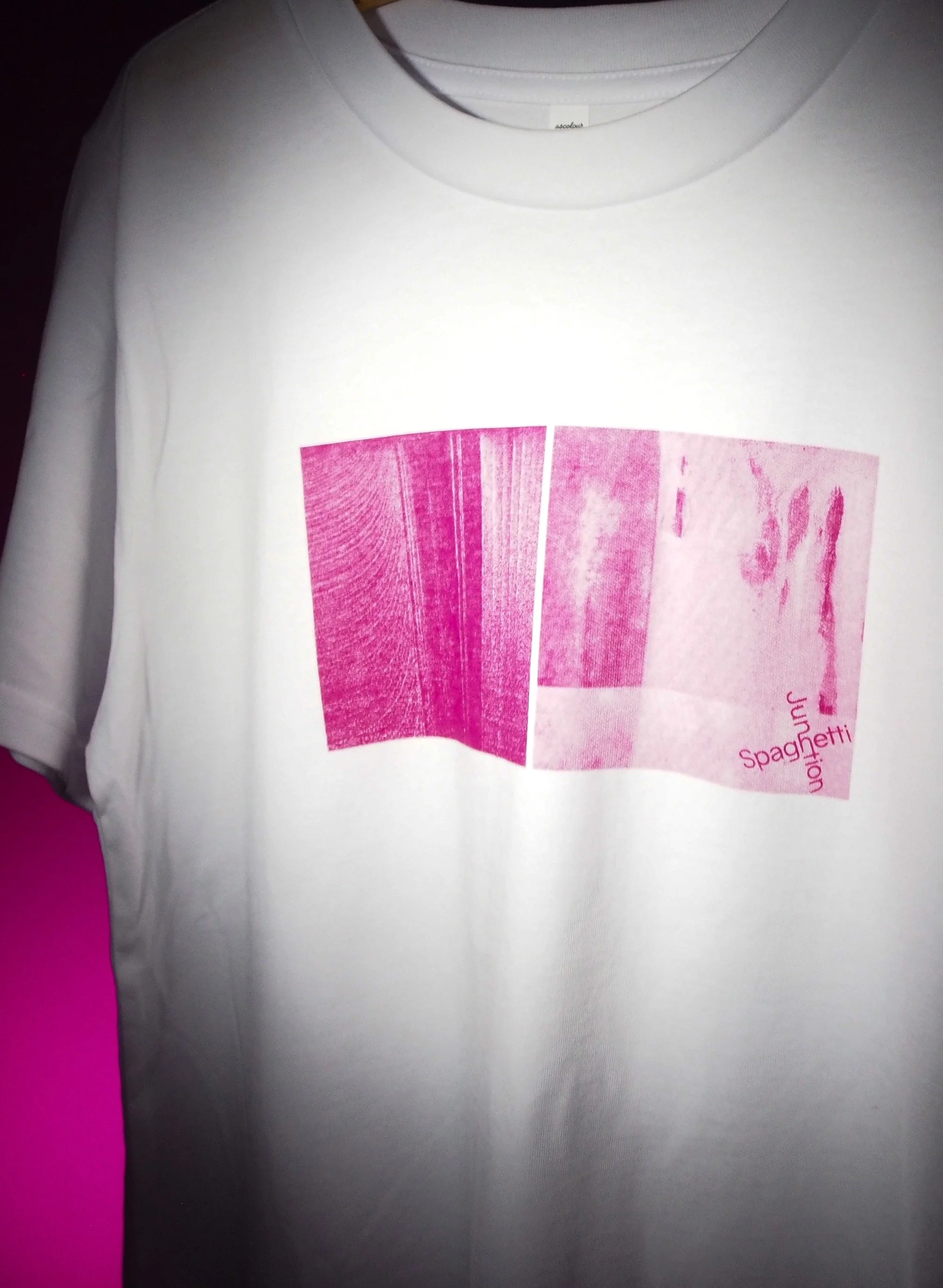 Spaghetti Junction White Tee