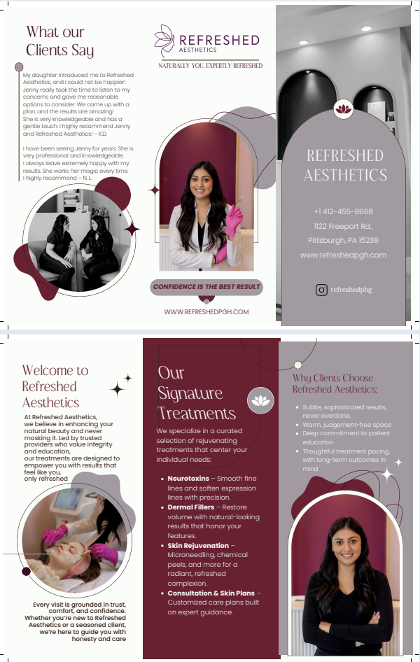 Screenshot of Brochure