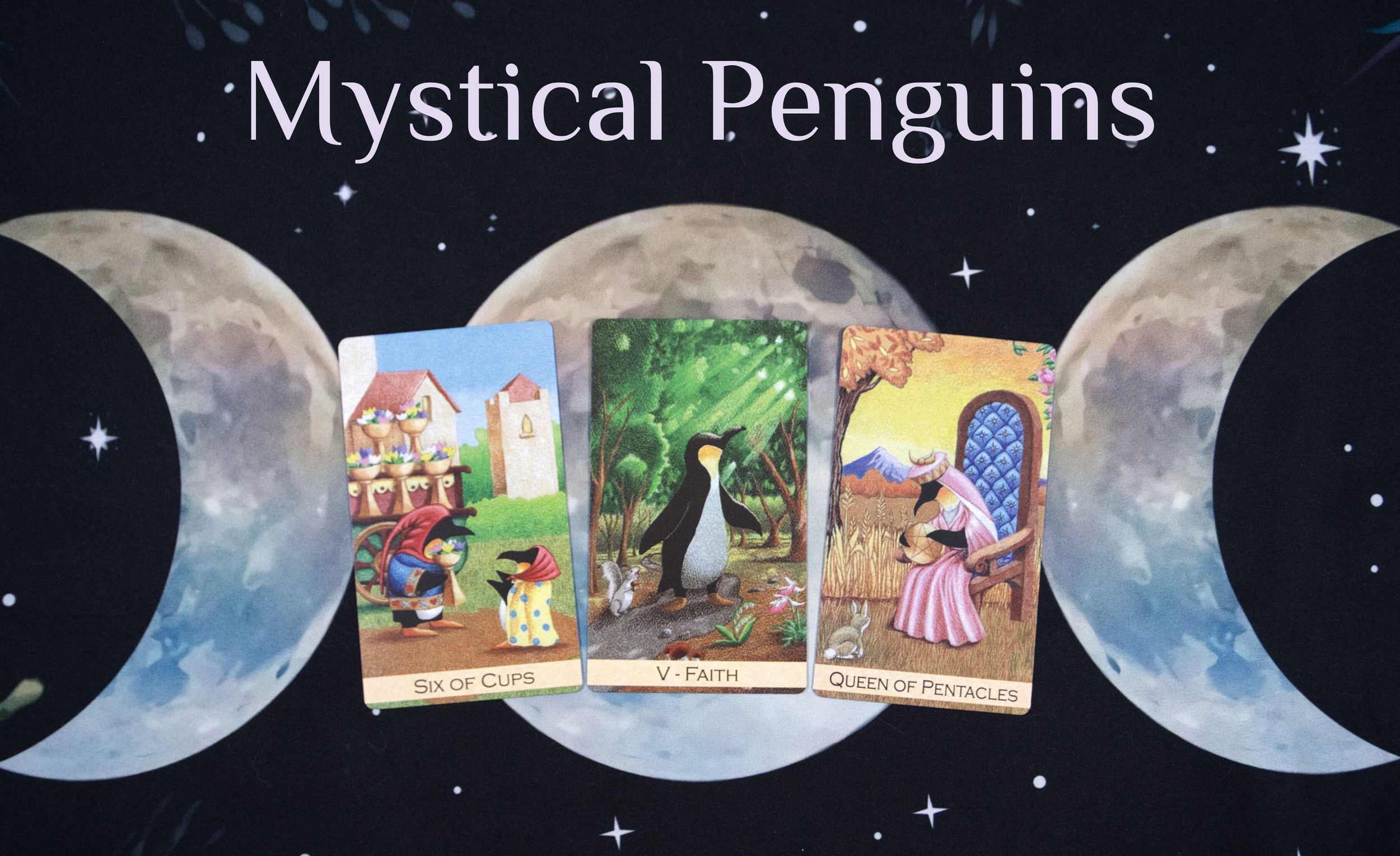 I absolutely love penguins and this deck is pure penguiny perfection. It has the most gentle, loving energy of all the decks I own and the art is incredibly touching. This deck also has an alternate card for The Hierophant, Faith.