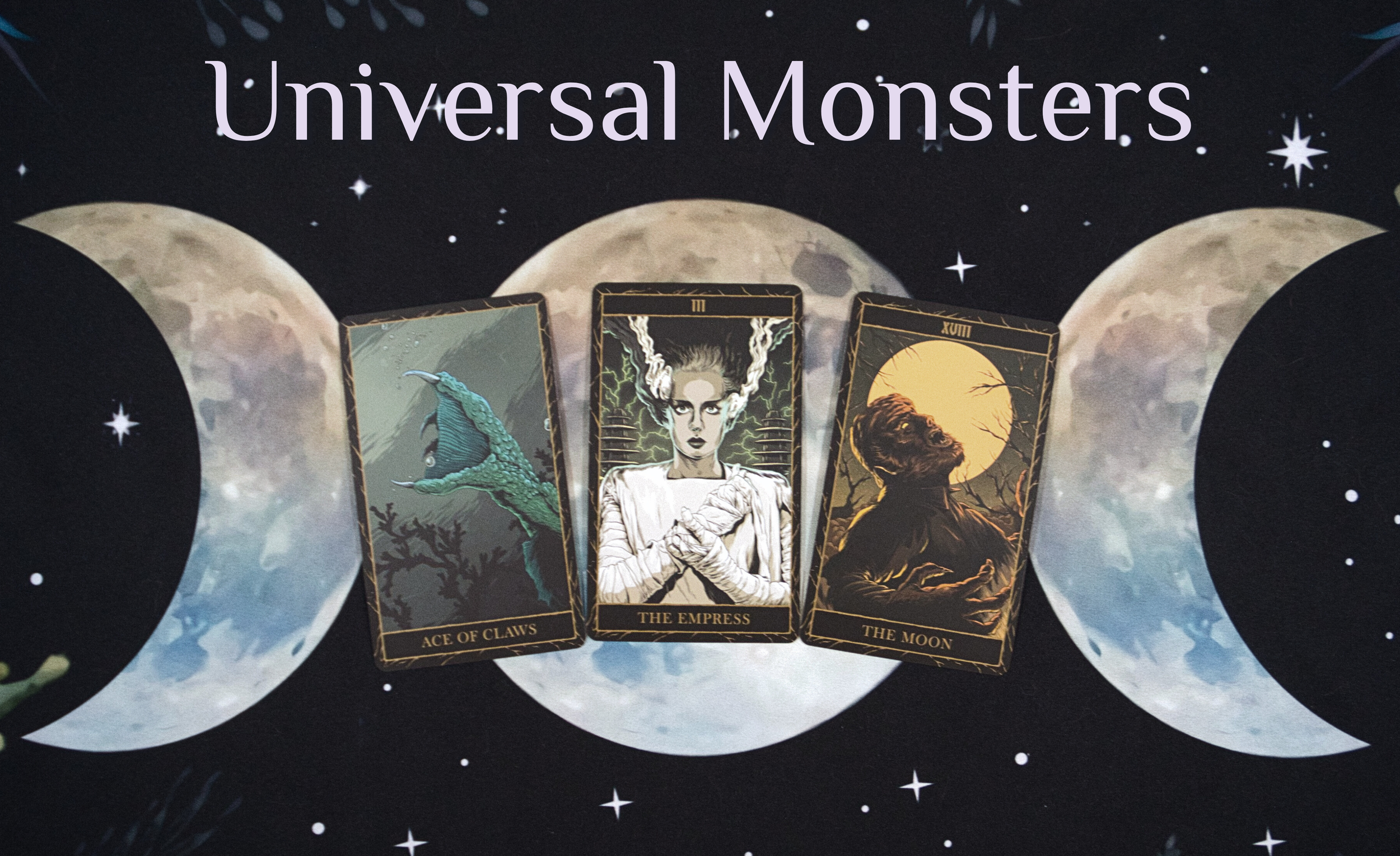 Universal is where the OG horror icons came from: you name a Classic Horror icon, you'll find them in this deck. Frankenstein, The Mummy, Creature from the Black Lagoon, Dracula, The Invisible Man, and many more.