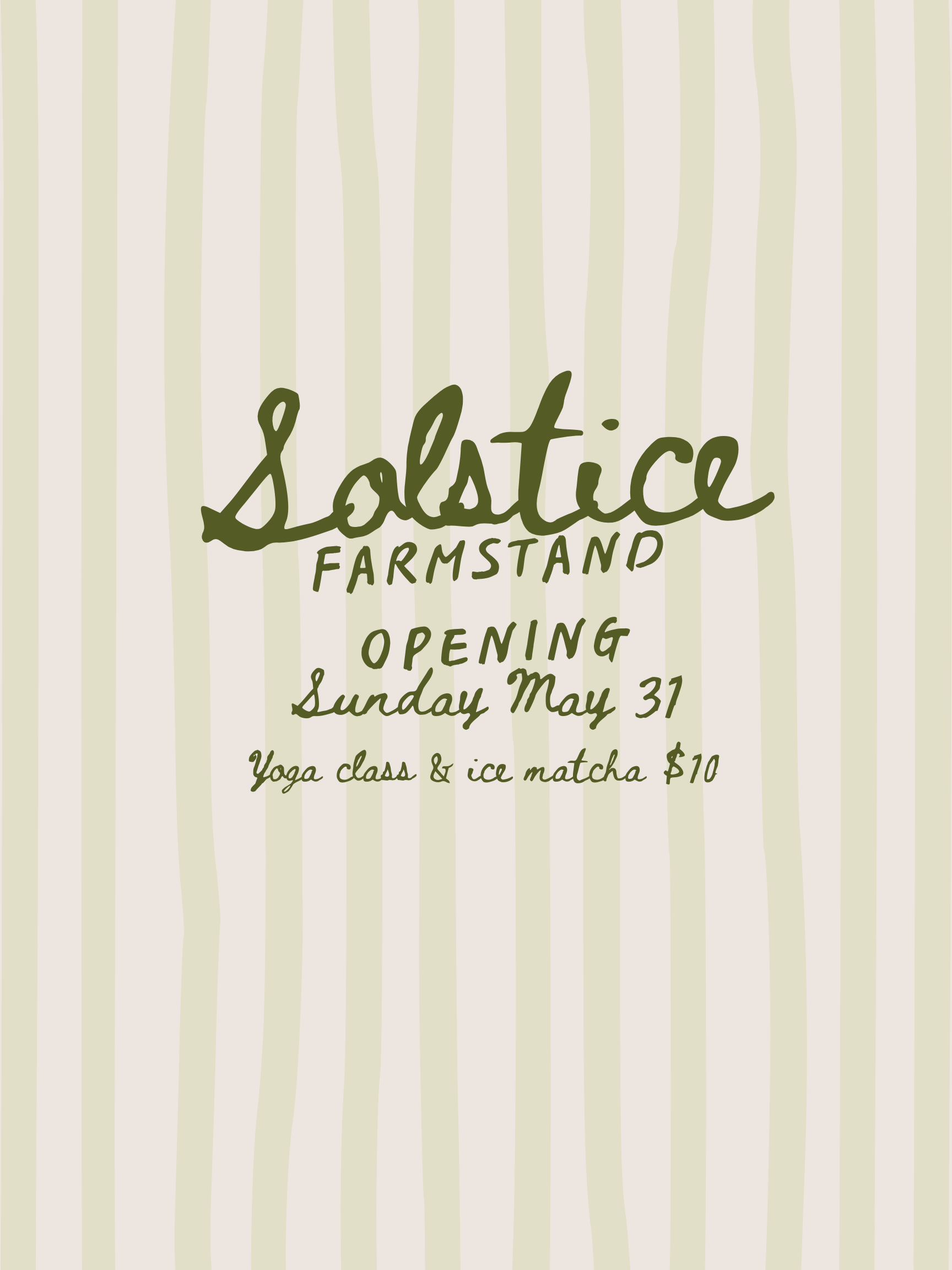Yoga & Matcha May 31