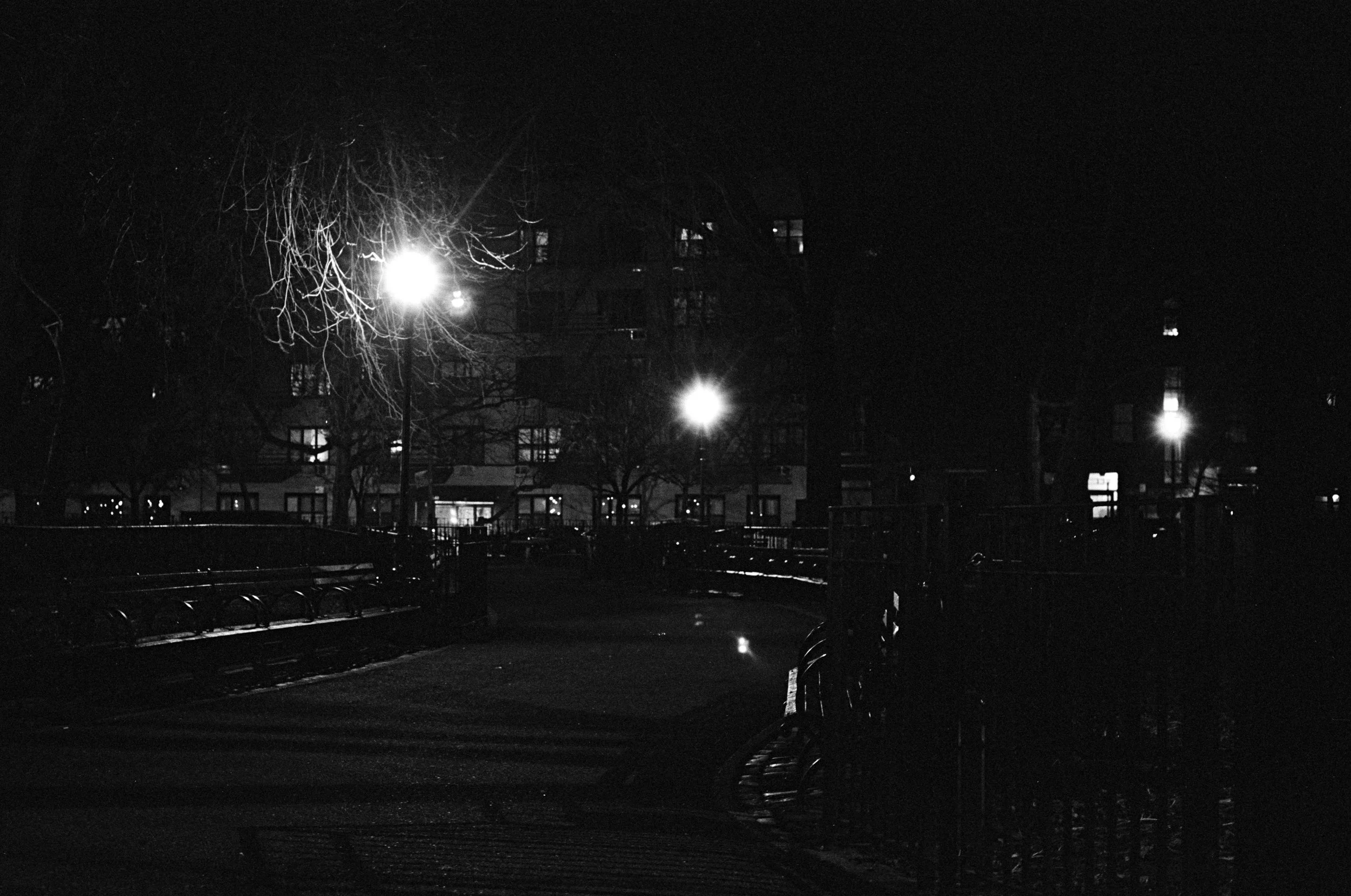 Tompkins Square Park After Midnight