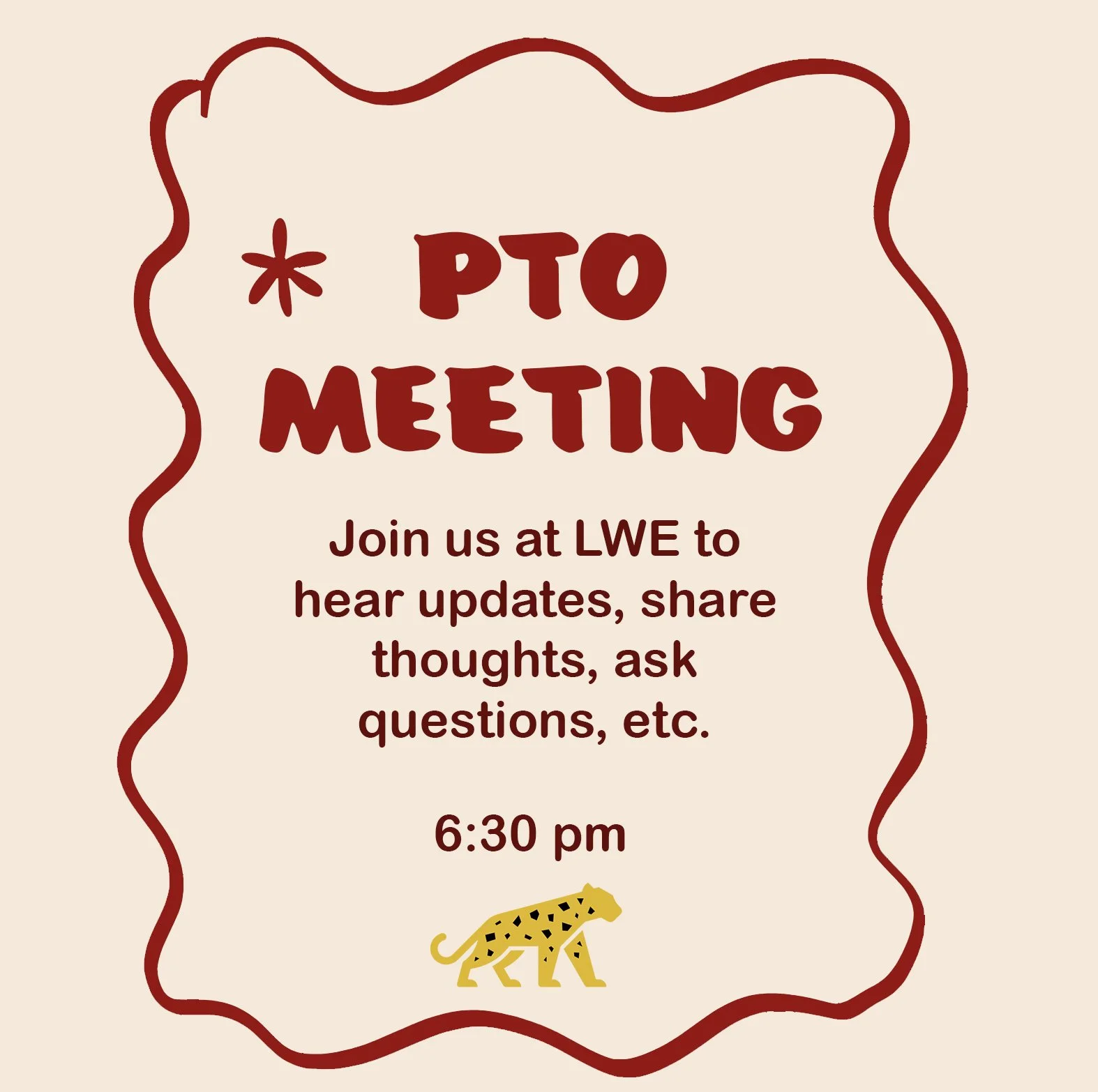 PTO General Meeting 