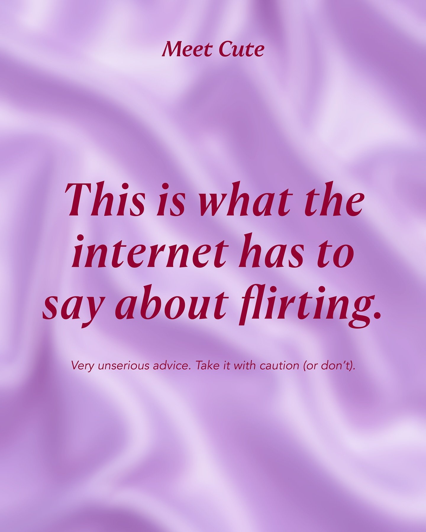 Got a signature move? Come try it out IRL. We dare you 😚

&bull;

&bull;

&bull;

#christchurchevents #nzevents #dating101 #flirting #chchsingles #thingstodochch
