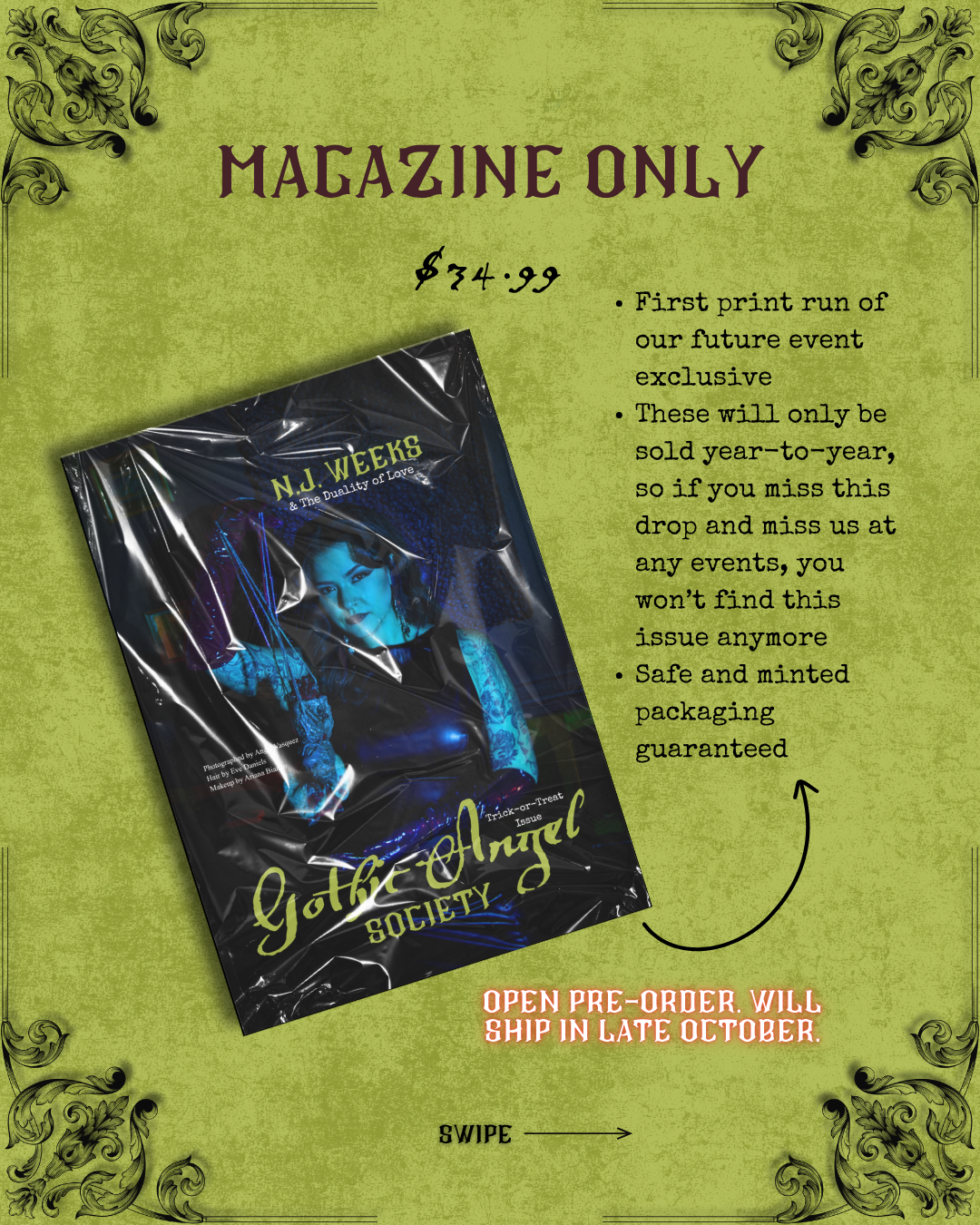 MAGAZINE ONLY: Trick-or-Treat Issue (Pre-Order)