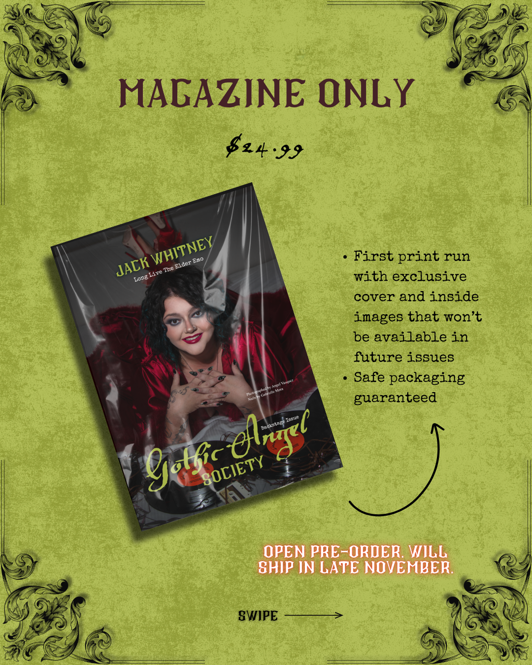 MAGAZINE ONLY: Backstage Issue (Pre-Order)