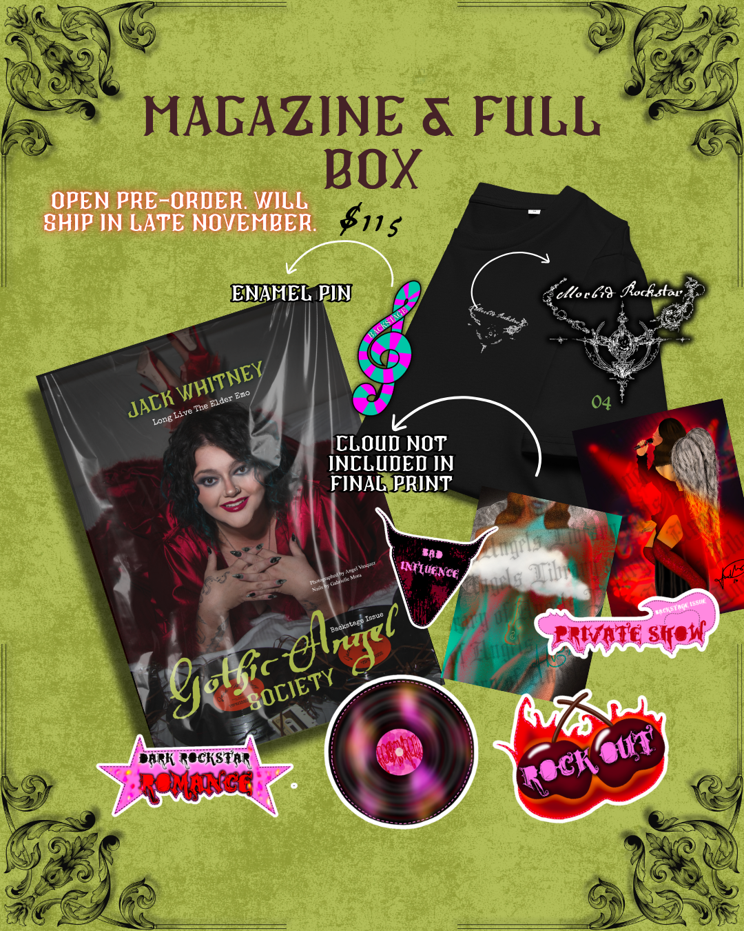 MAGAZINE AND FULL BOX: Backstage Issue (Pre-Order)