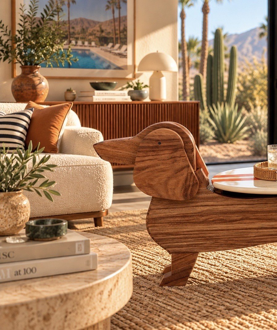 The Surfboard Dachshund Table - Grande