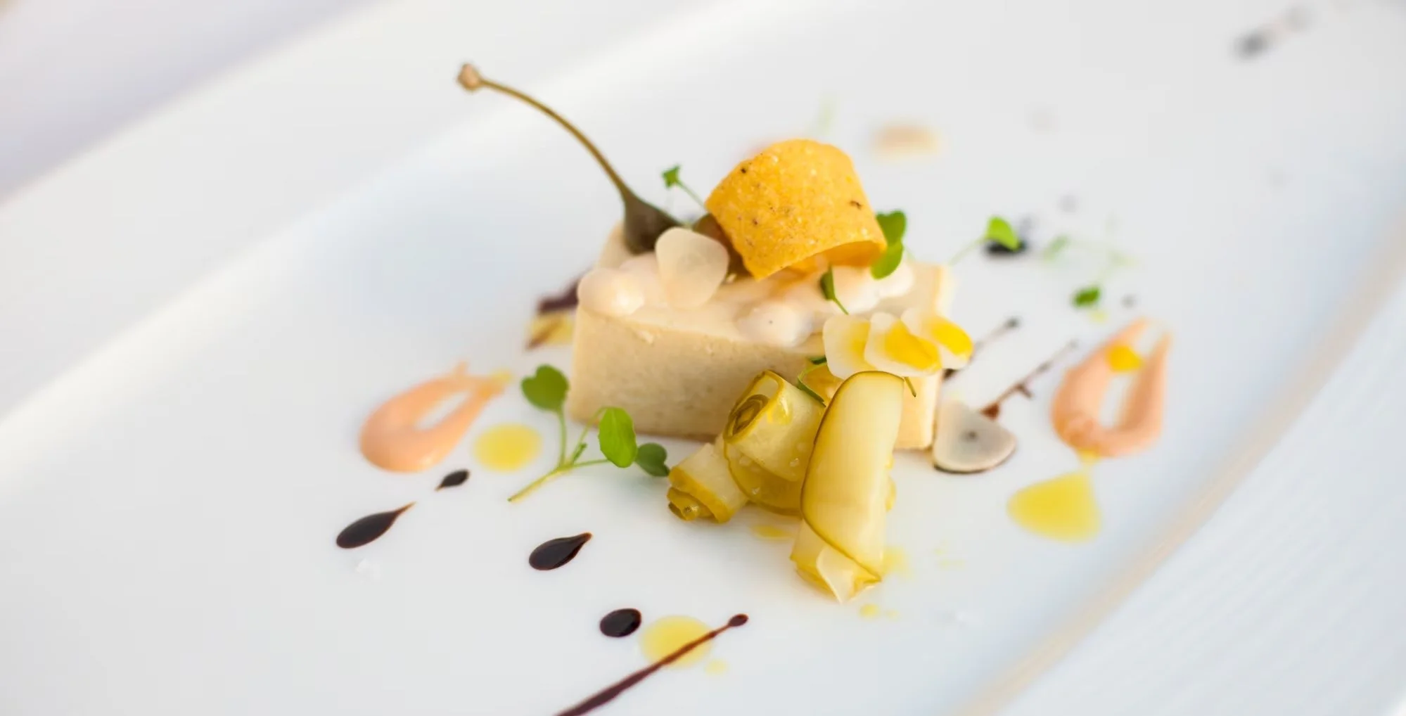 Michelin style plated tasting menu local sustainable organic Californian produce meat fish delicately prepared for your exclusive event or dinner at home with family and friends