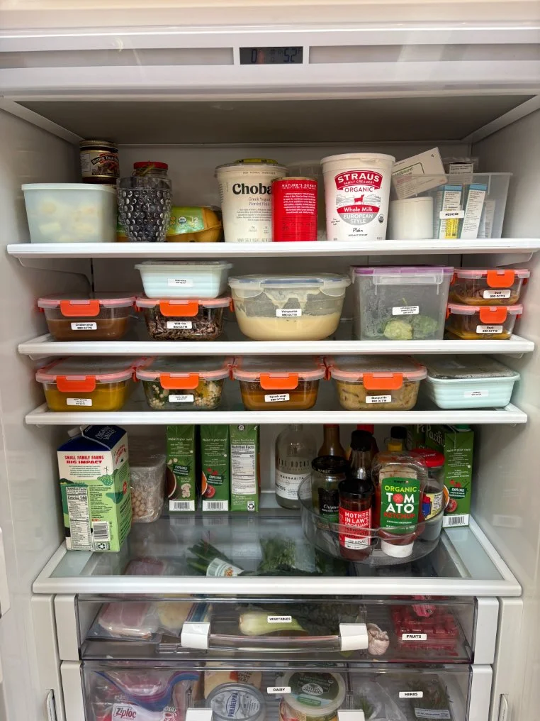 In-Home Meals or Weekly meal Prep or how to get a full fridge ready to eat delicious food