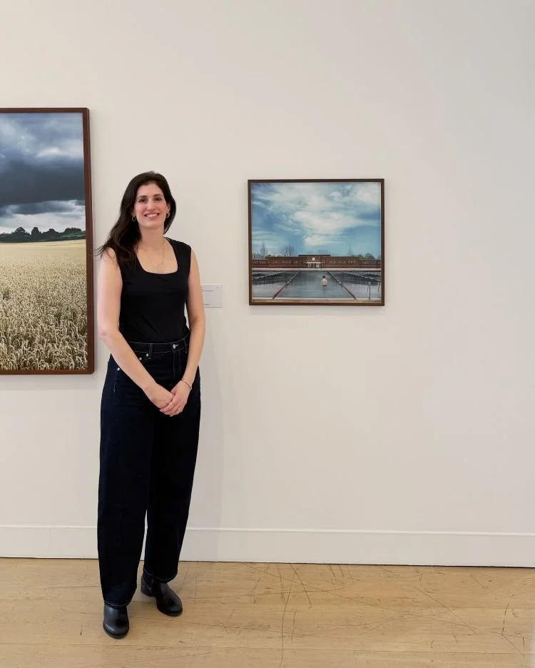 Liron Kroll with Between Waters at Phillips Auction House