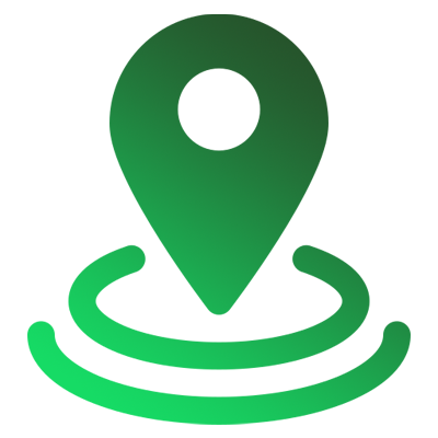 Illustration of a microscope with a green and black color scheme.