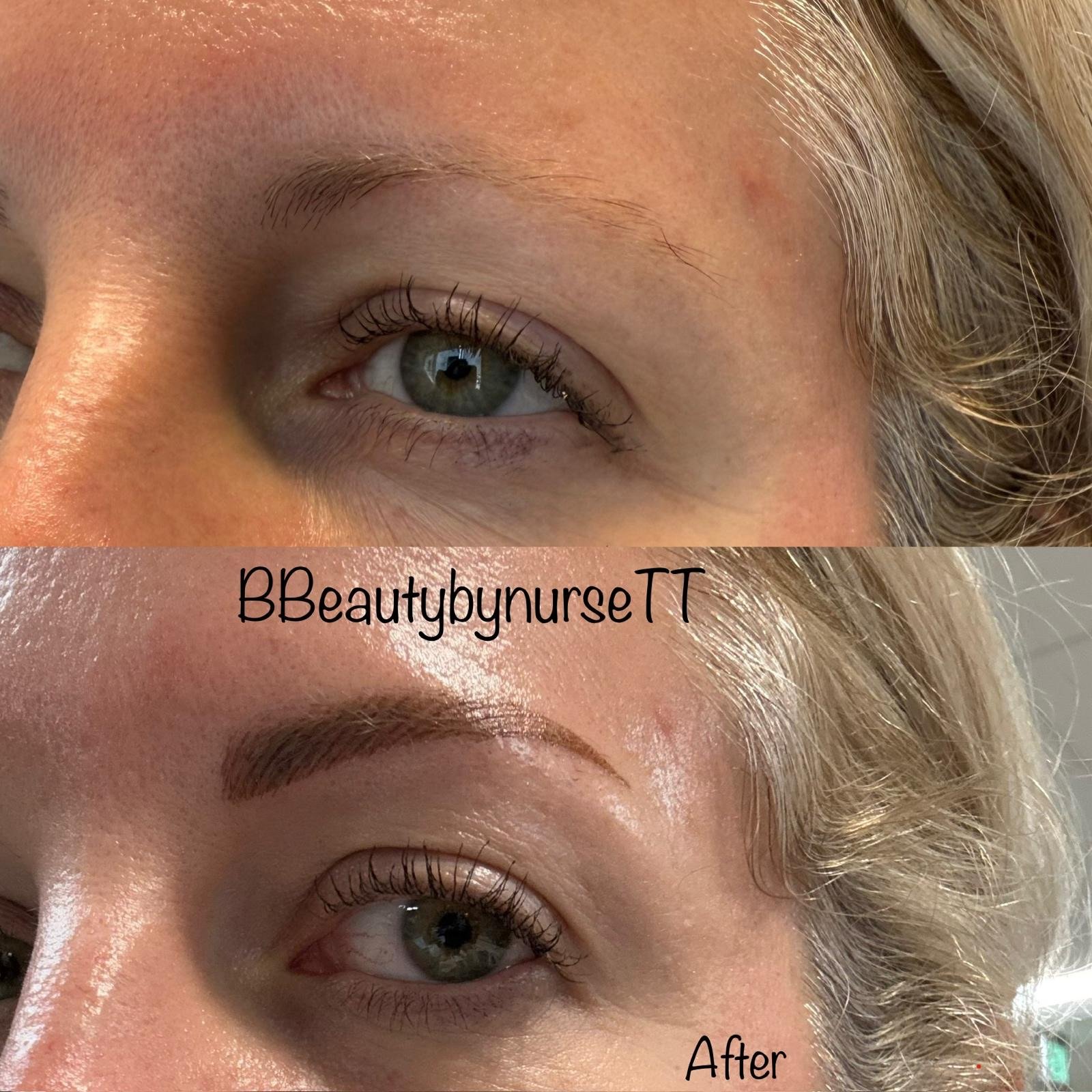 Eyebrow Tattoo: Before & After